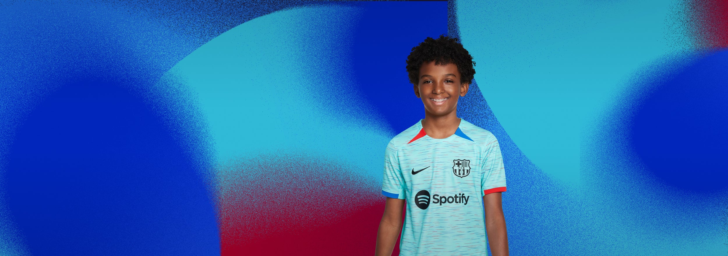 Camiseta Barcelona Tercera equipación 2022-23 Niño