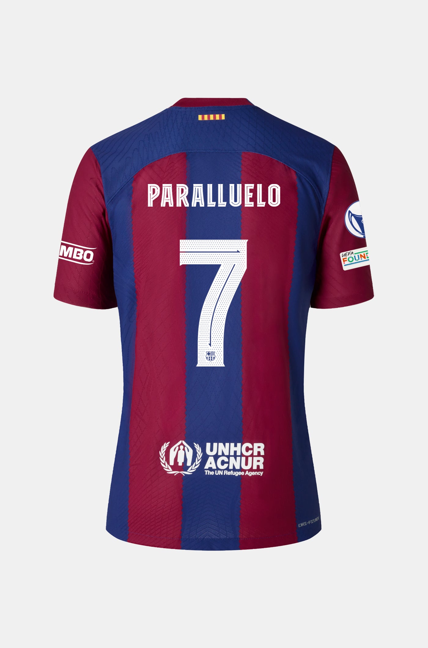 UWCL FC Barcelona home shirt 23/24 Player's Edition  - PARALLUELO
