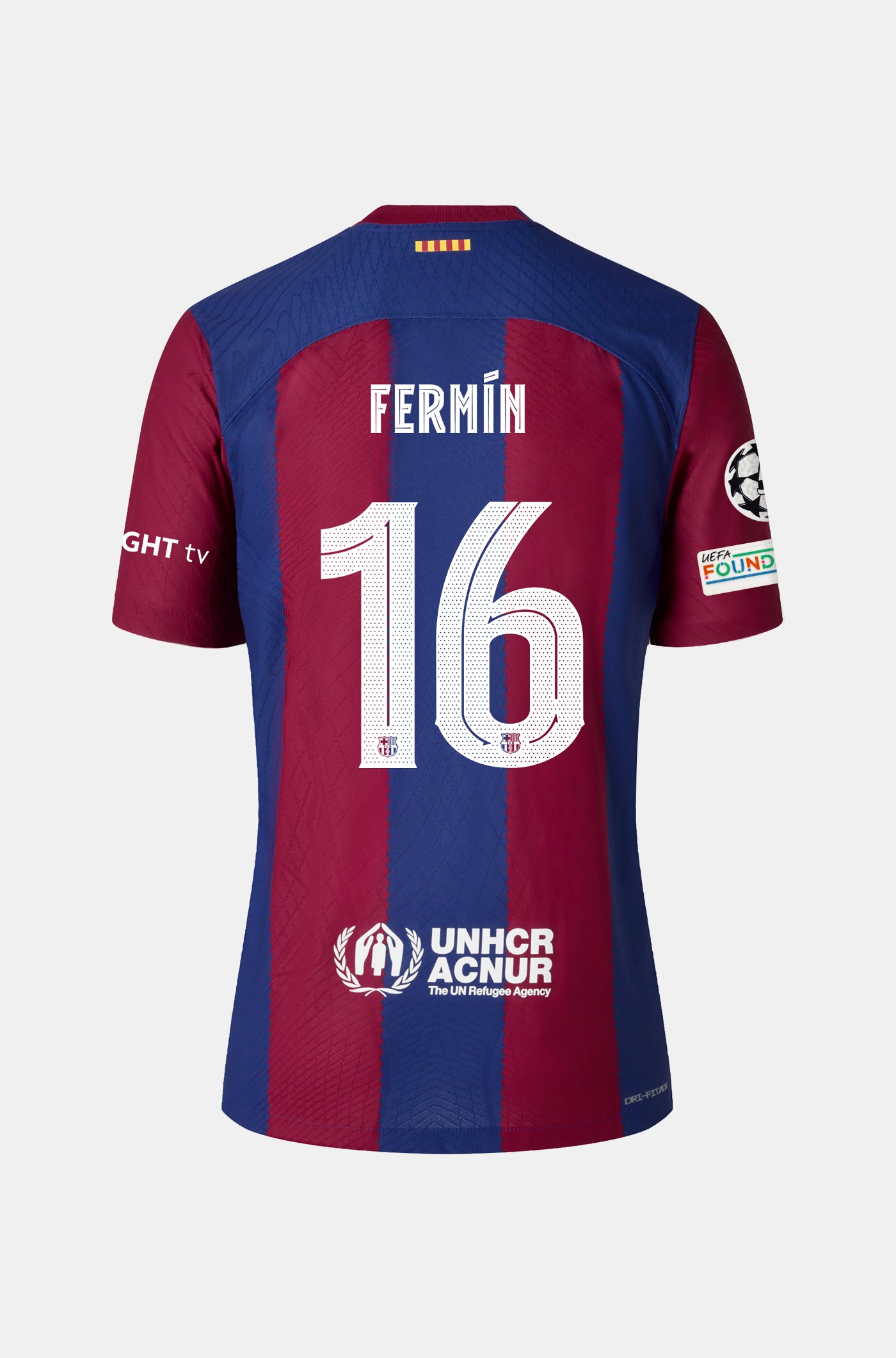 UCL FC Barcelona home shirt 23/24 - Long-sleeve - FERMÍN