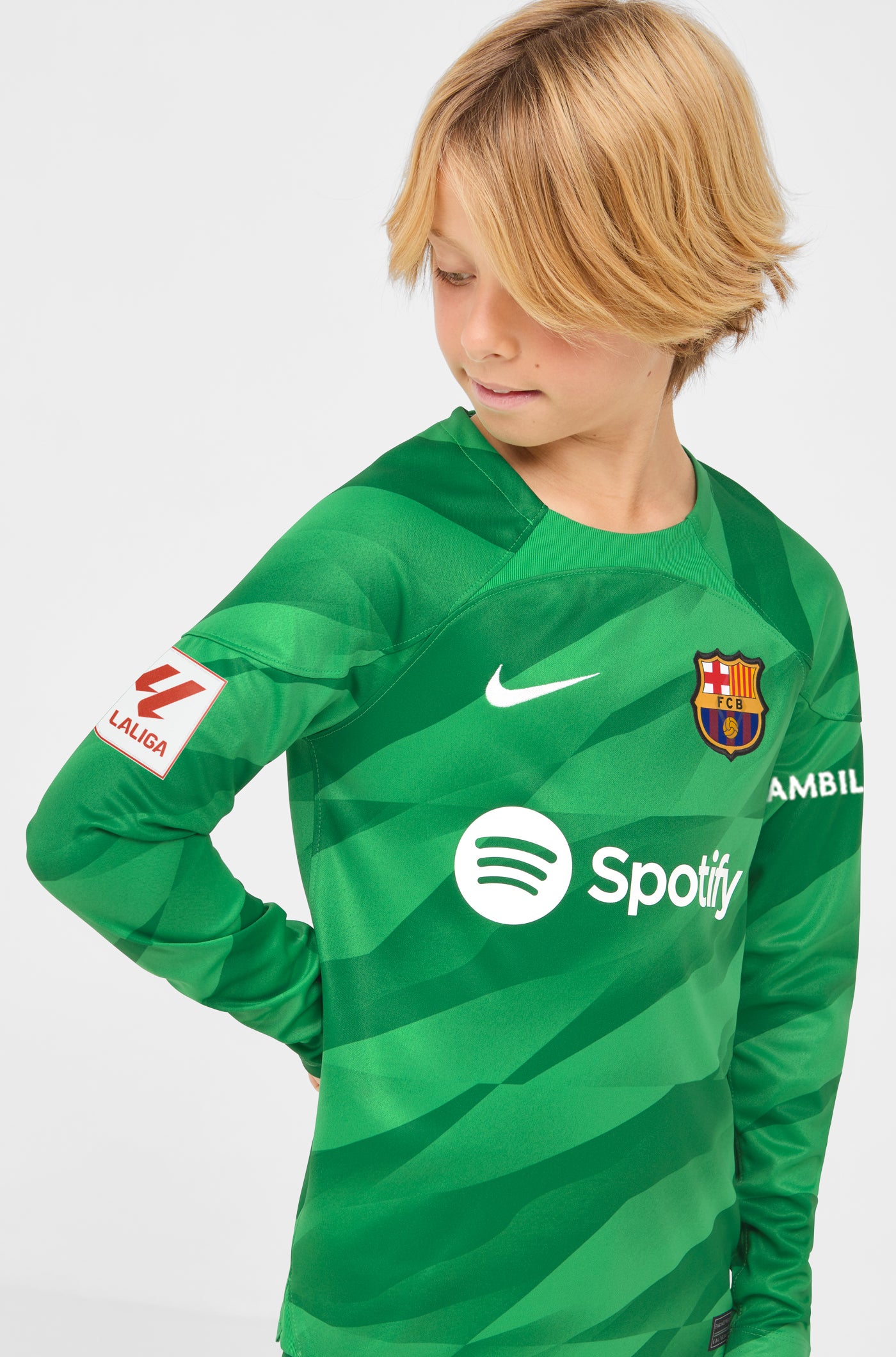 LFP FC Barcelona Goalkeeper shirt 23/24 - Junior