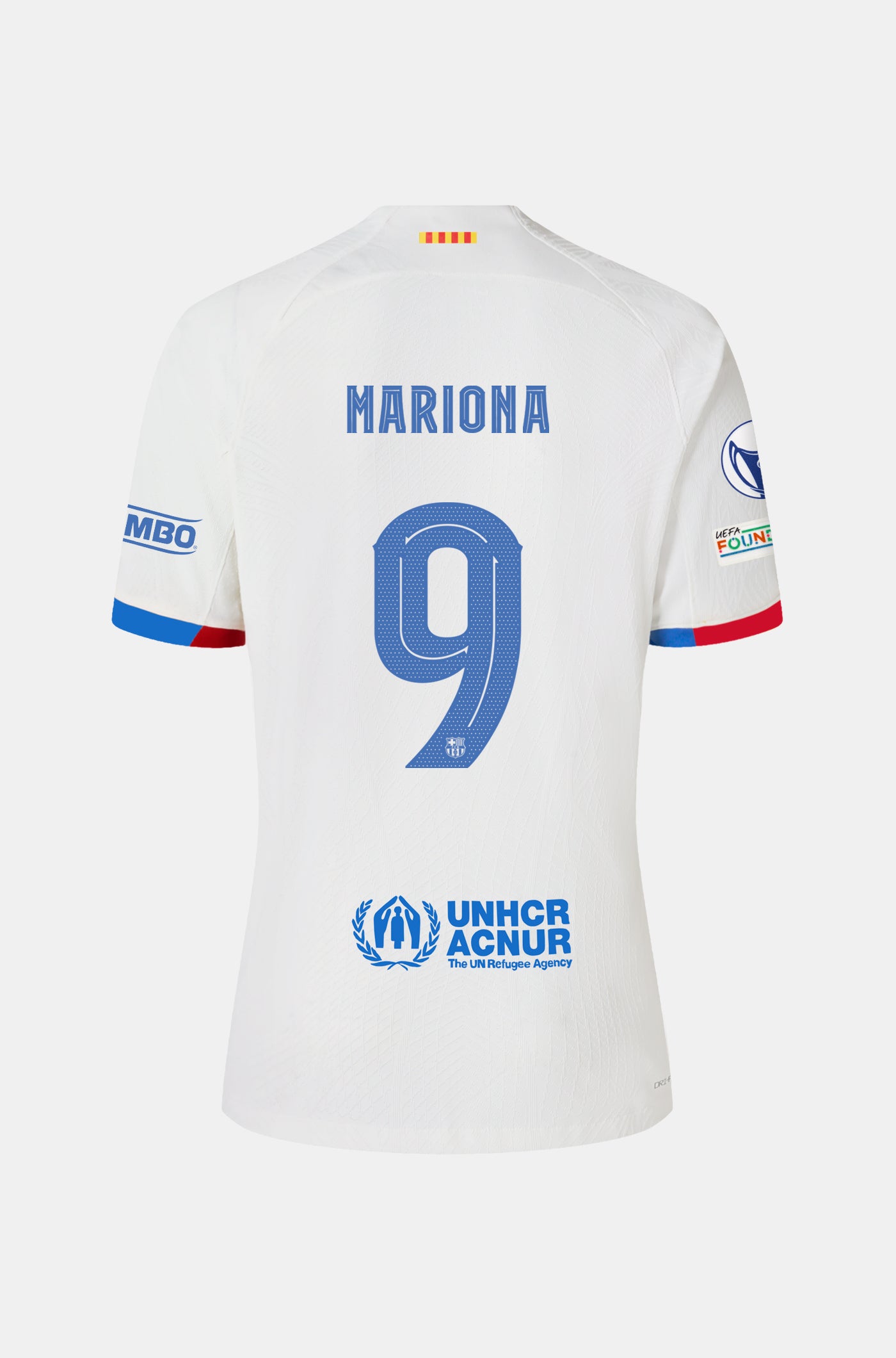 UWCL FC Barcelona Away Shirt 23/24 Player’s Edition - Women  - MARIONA
