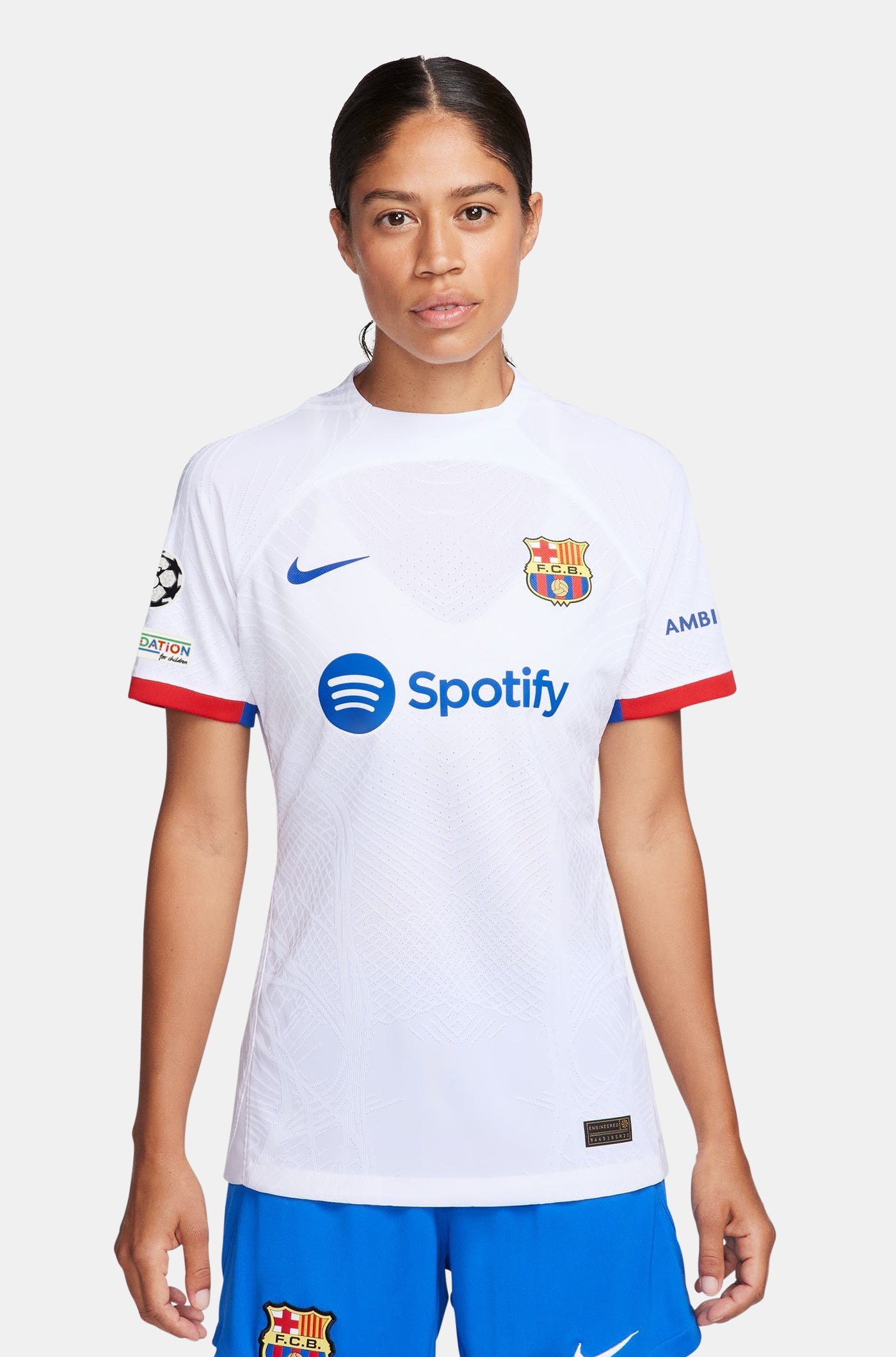 UCL FC Barcelona Away Shirt 23/24 Player’s Edition - Women  - I. MARTÍNEZ
