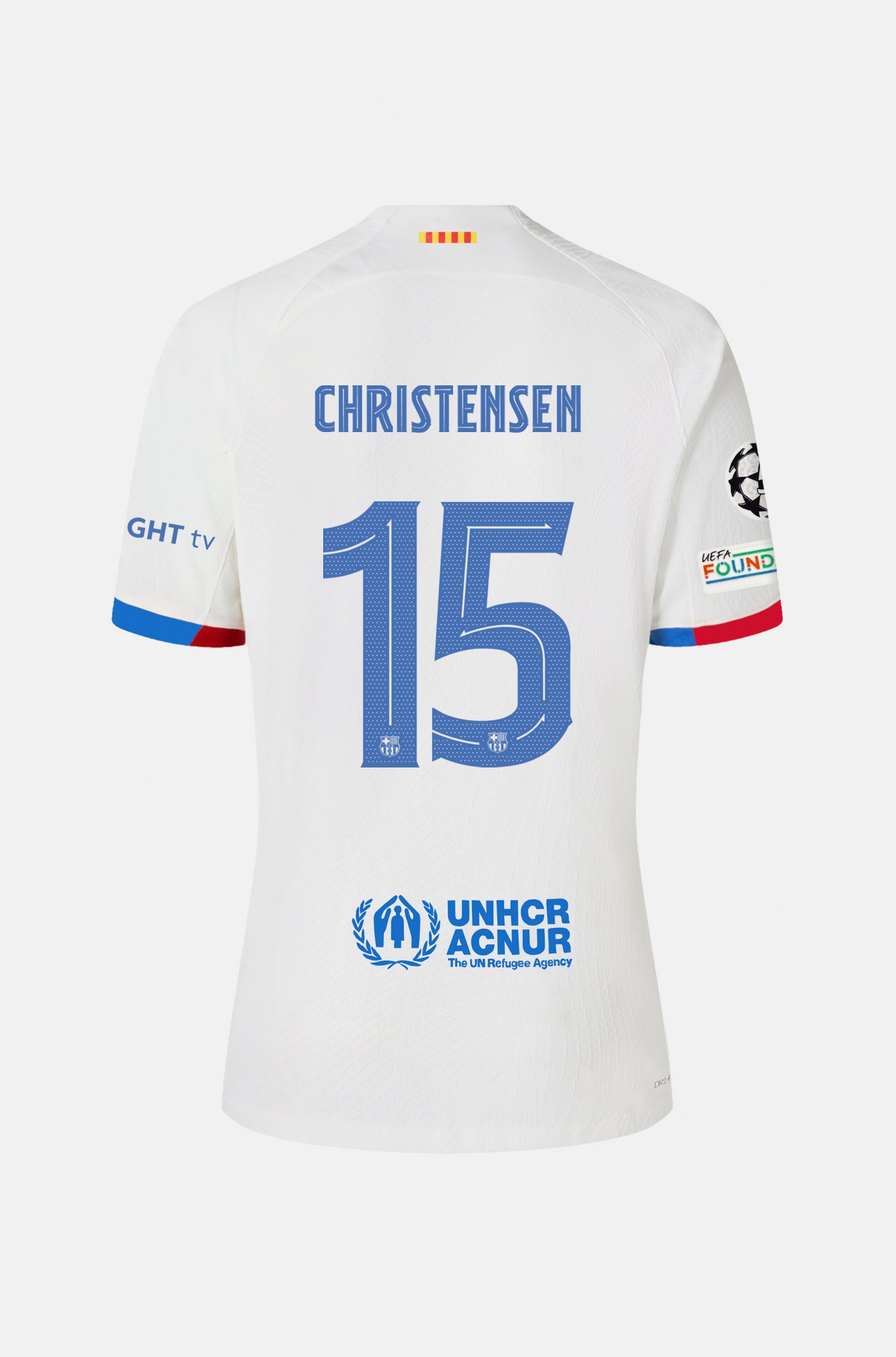 UCL FC Barcelona away shirt 23/24 Player’s Edition - CHRISTENSEN