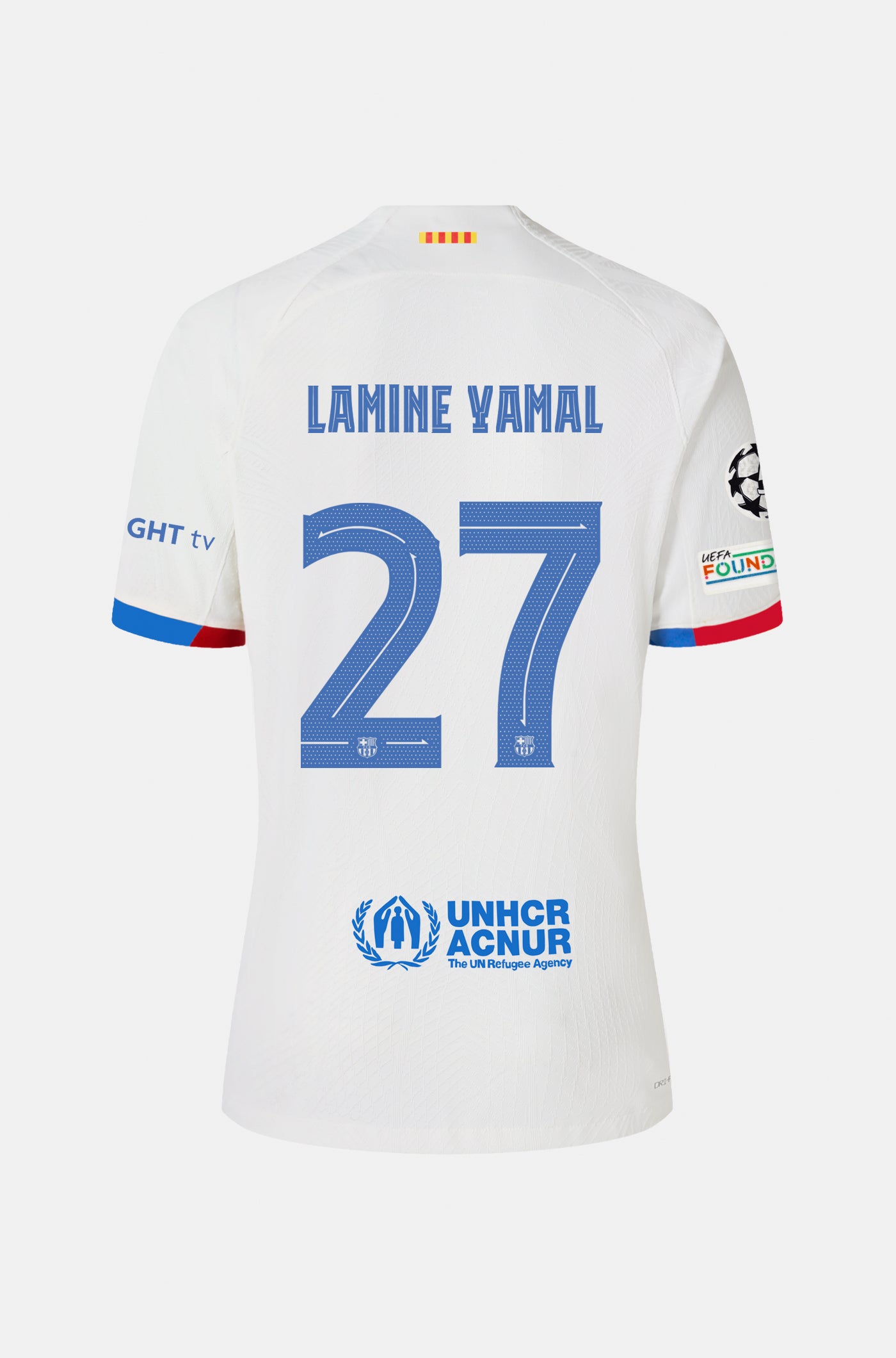 UCL FC Barcelona Away Shirt 23/24 Player’s Edition - Women  - LAMINE YAMAL