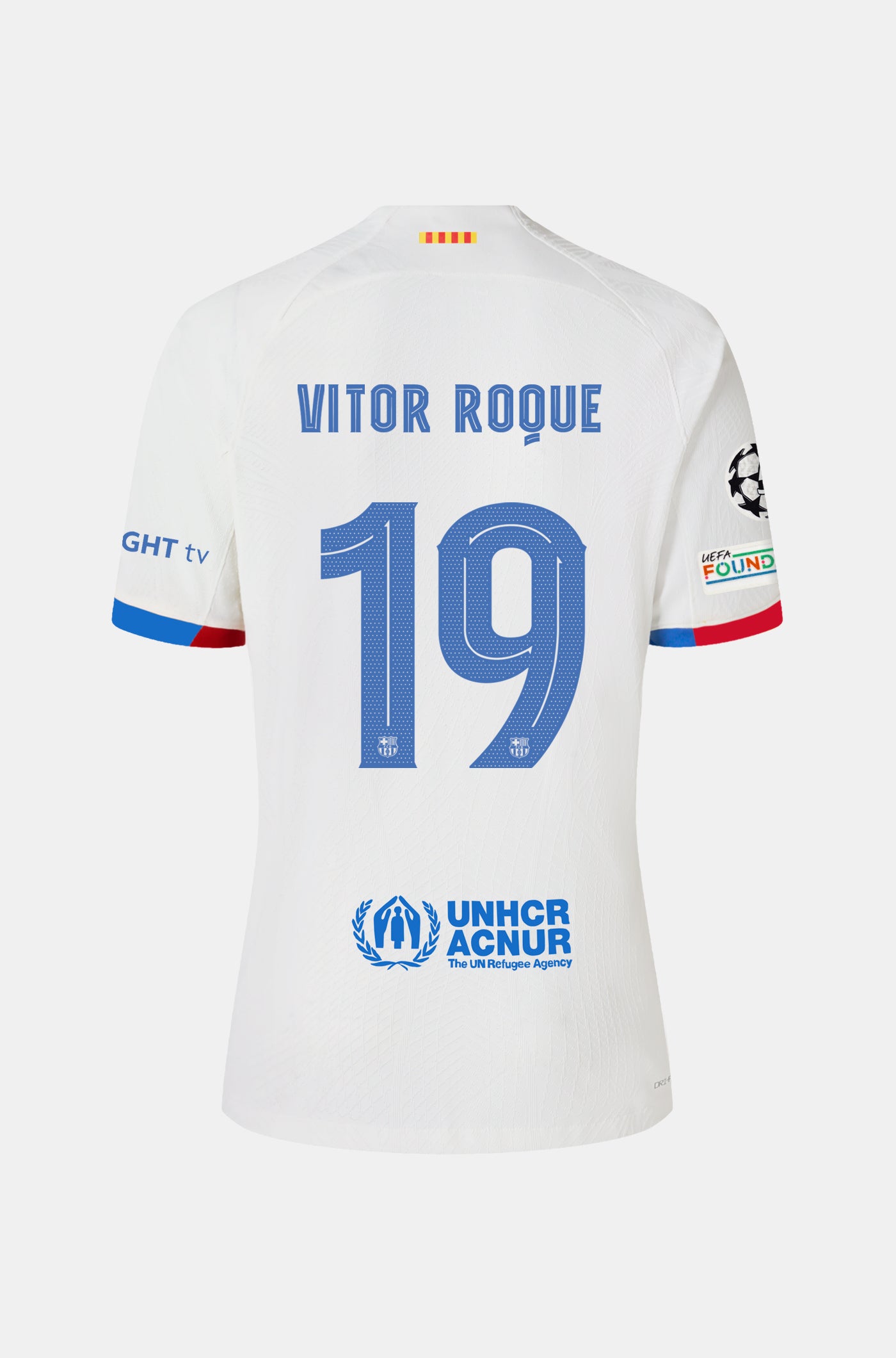 UCL FC Barcelona away shirt 23/24 Player’s Edition - VITOR ROQUE