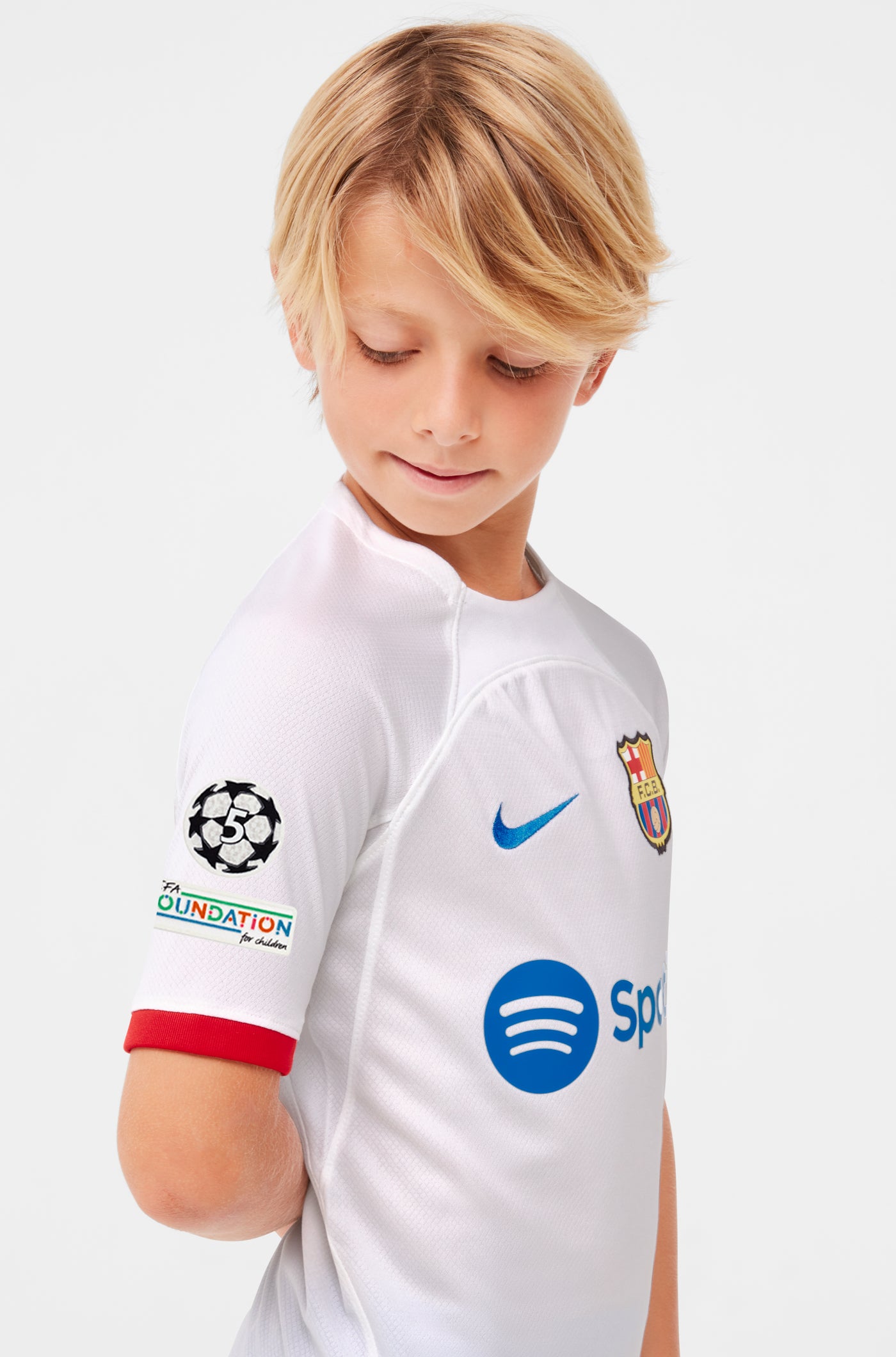 UCL FC Barcelona away shirt 23/24 - Junior - CHRISTENSEN