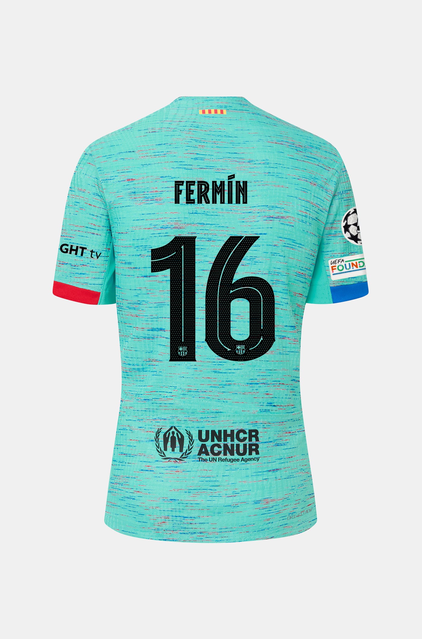 UCL FC Barcelona third shirt 23/24 - Junior - FERMÍN
