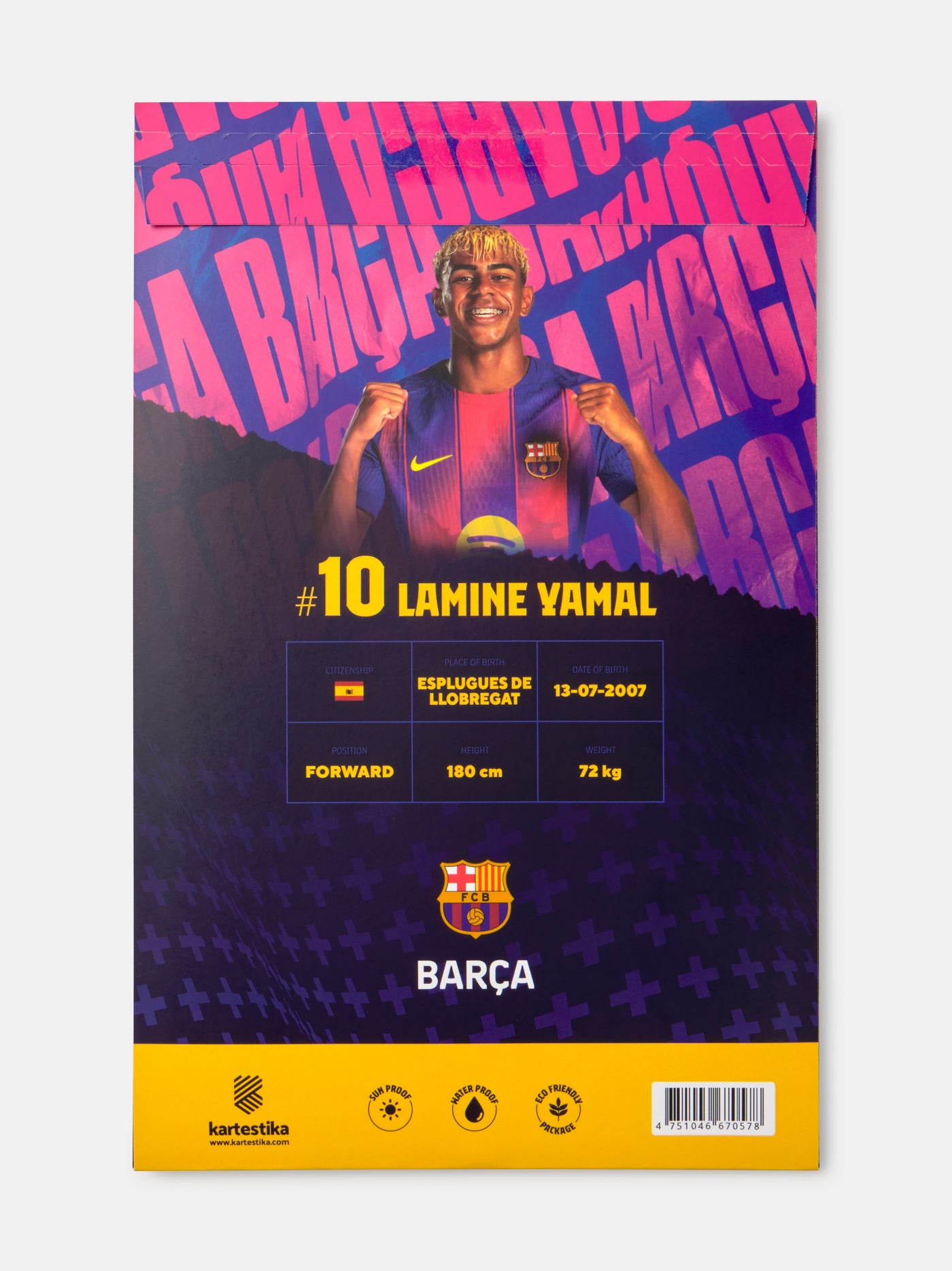 Carta Lamine Yamal FC Barcelona