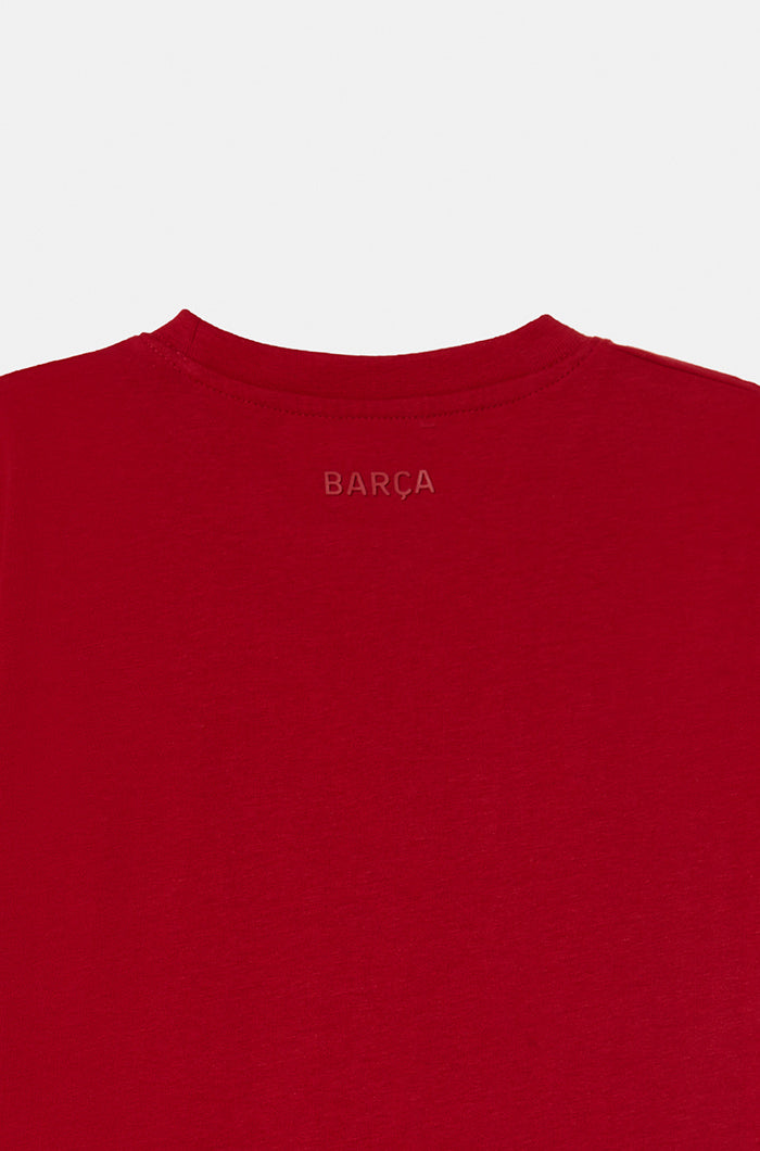 Maillot écusson grenat Barça - Junior