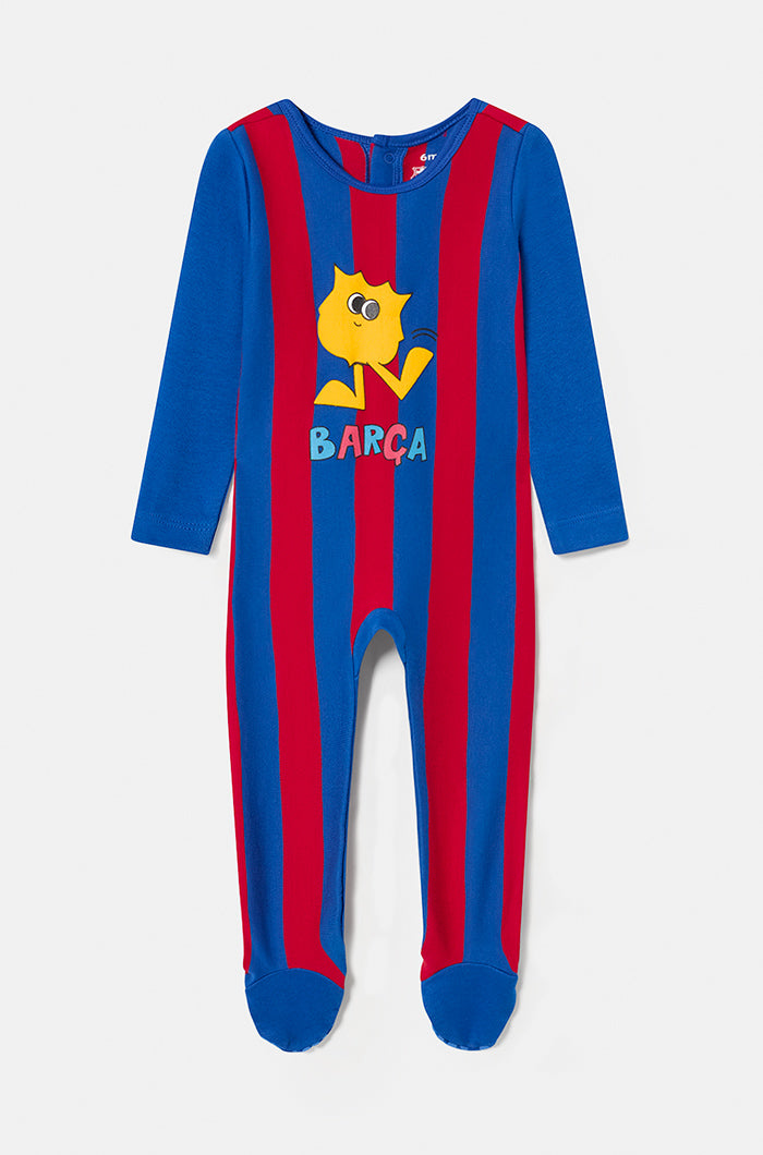 Pyjama junior gris rayé FC Barcelona – Barça Official Pyjama junior gris rayé FC Barcelona – Barça Official