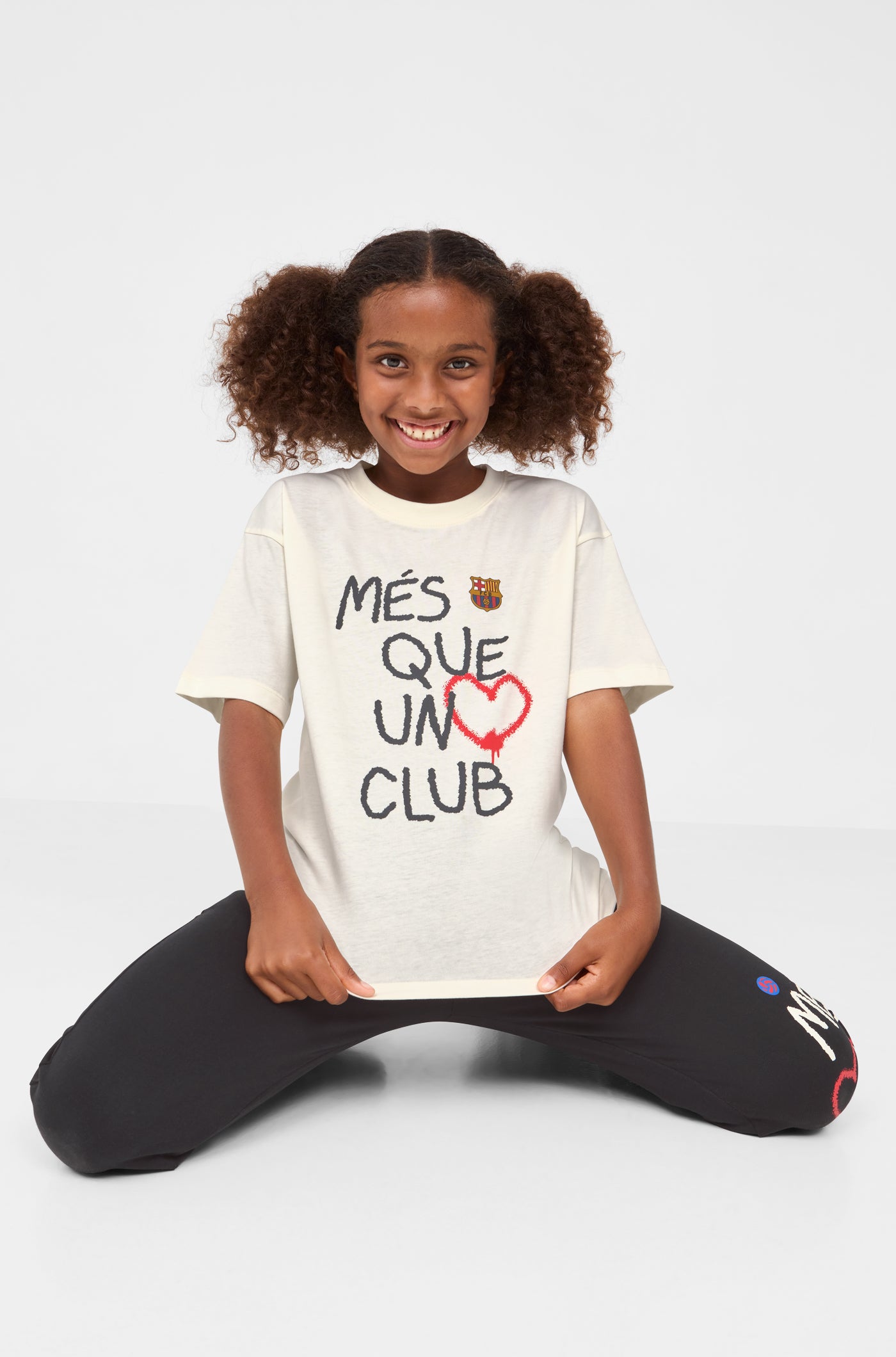 T-shirt Més que un club Barça– Junior