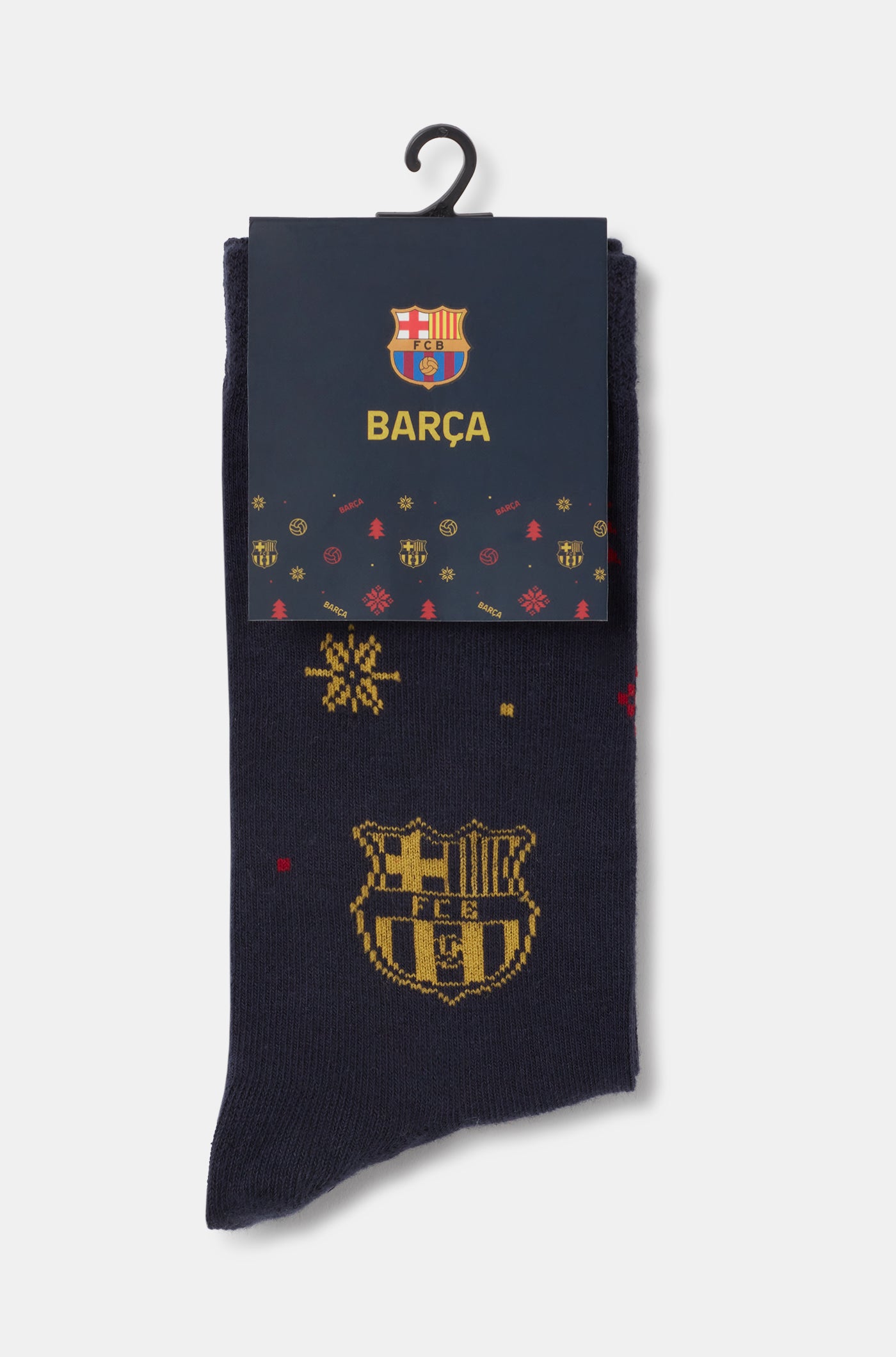 Chaussettes avec motifs de Noël FC Barcelone –Enfants