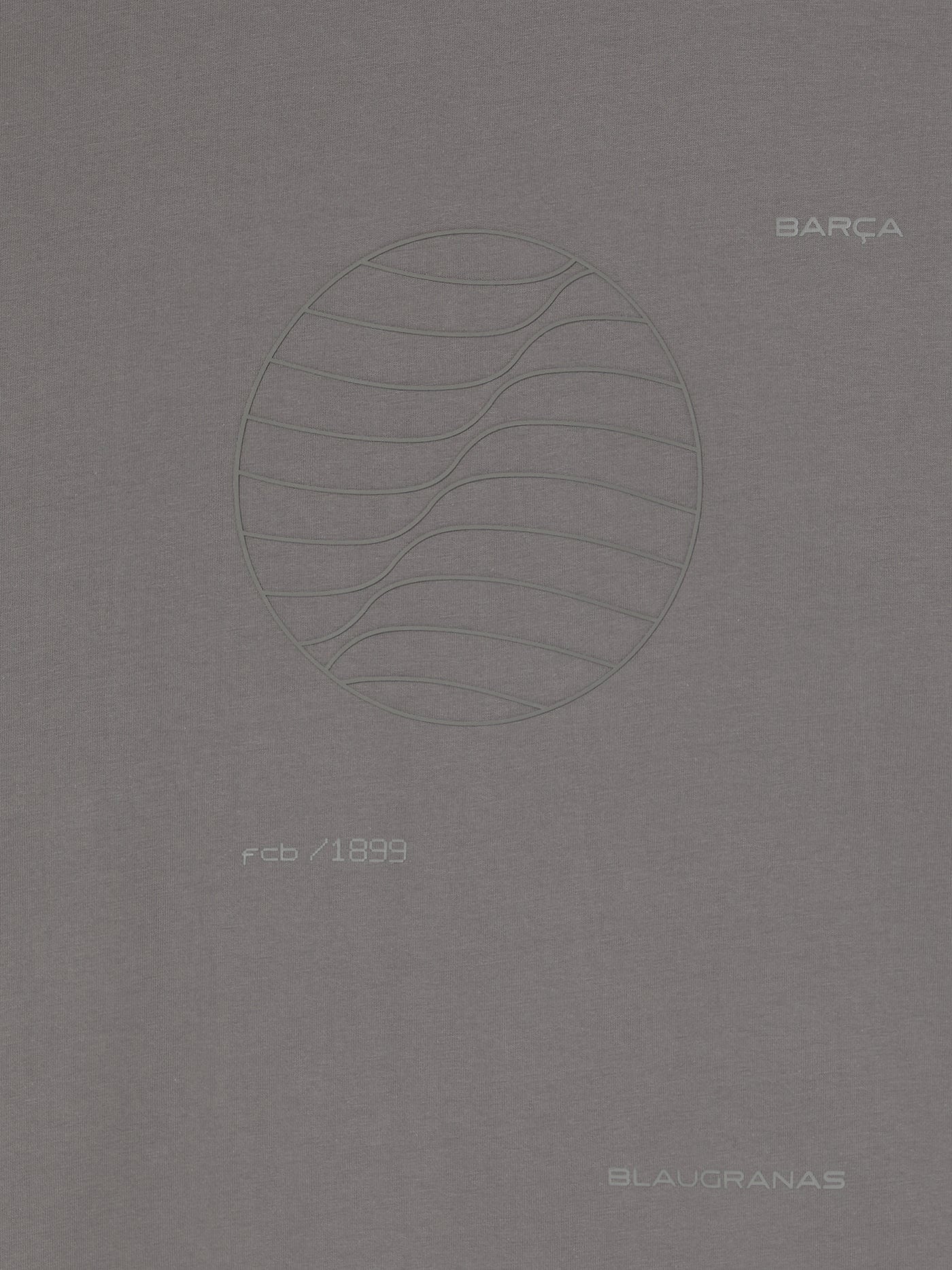 T-shirt Grey Barça Organic Goals - Women