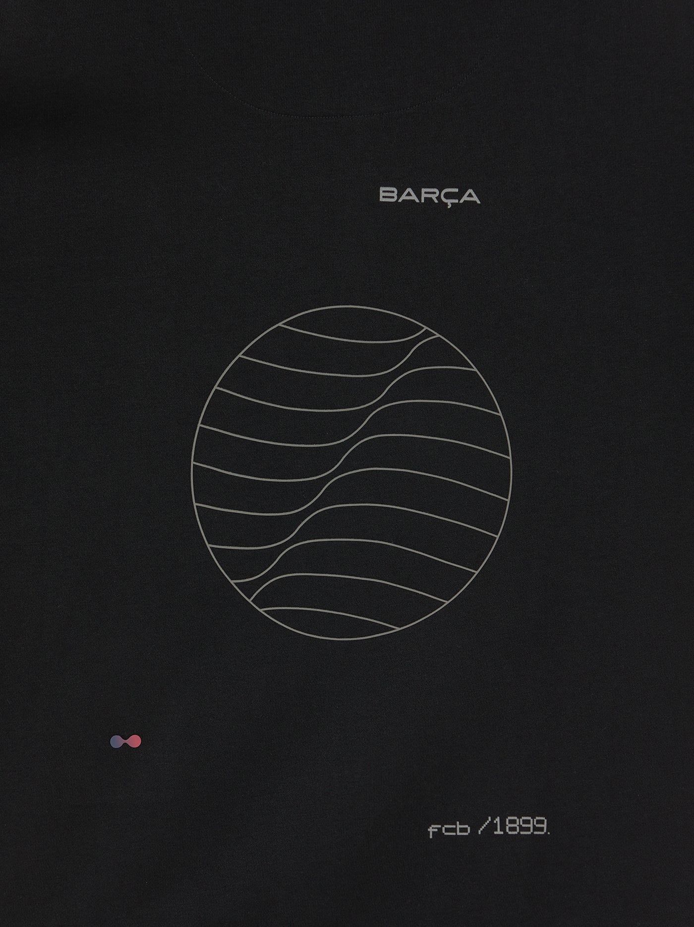 Hoodie Zip Black Organic Goals