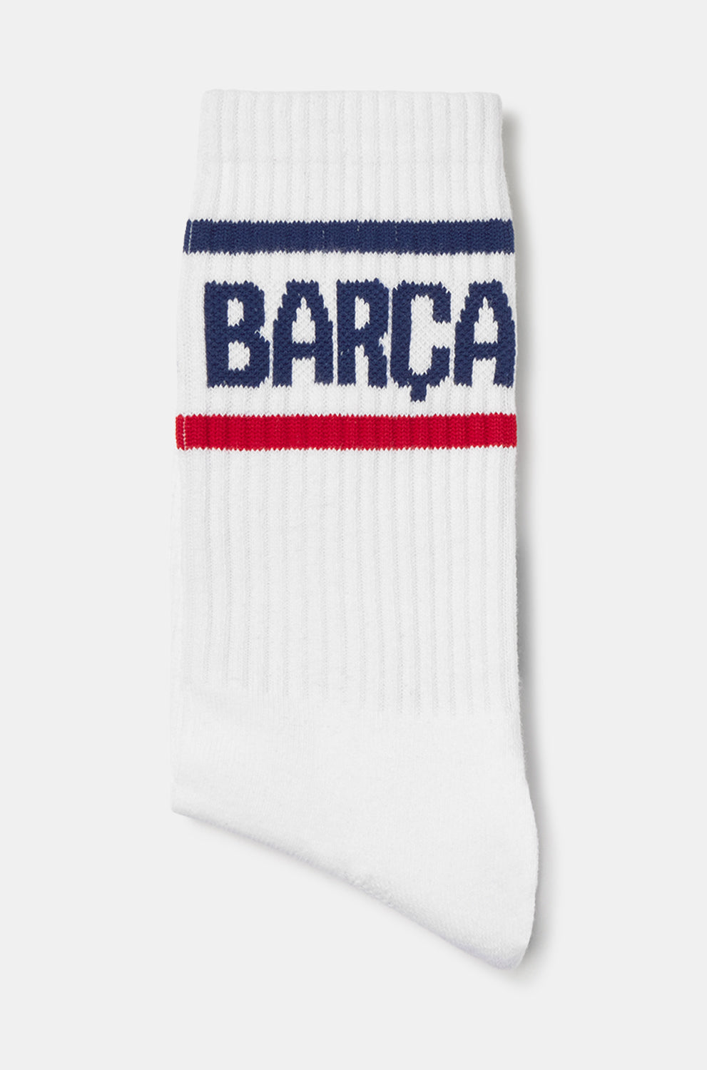 Socks Core White Stripes Barça - Junior