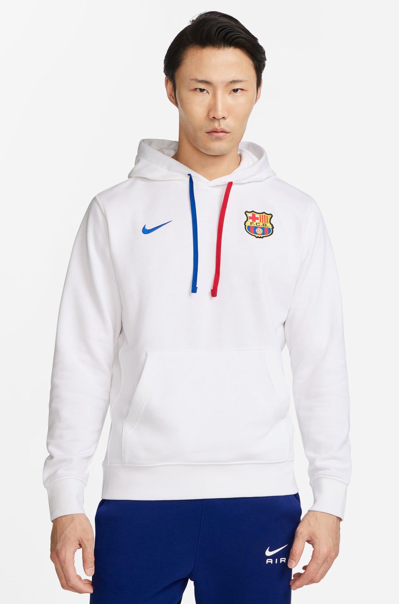 Hoodie white Barça Nike