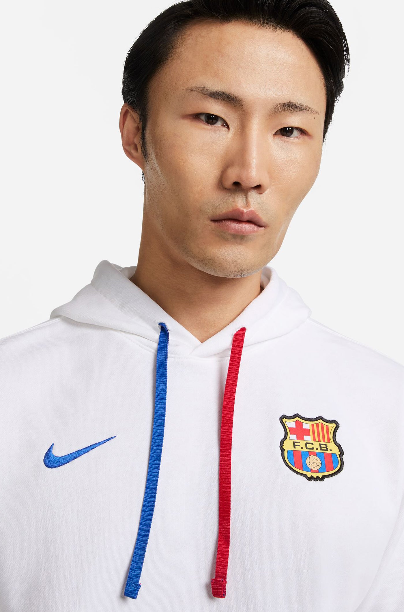 Hoodie white Barça Nike – Barça Official Store Spotify Camp Nou