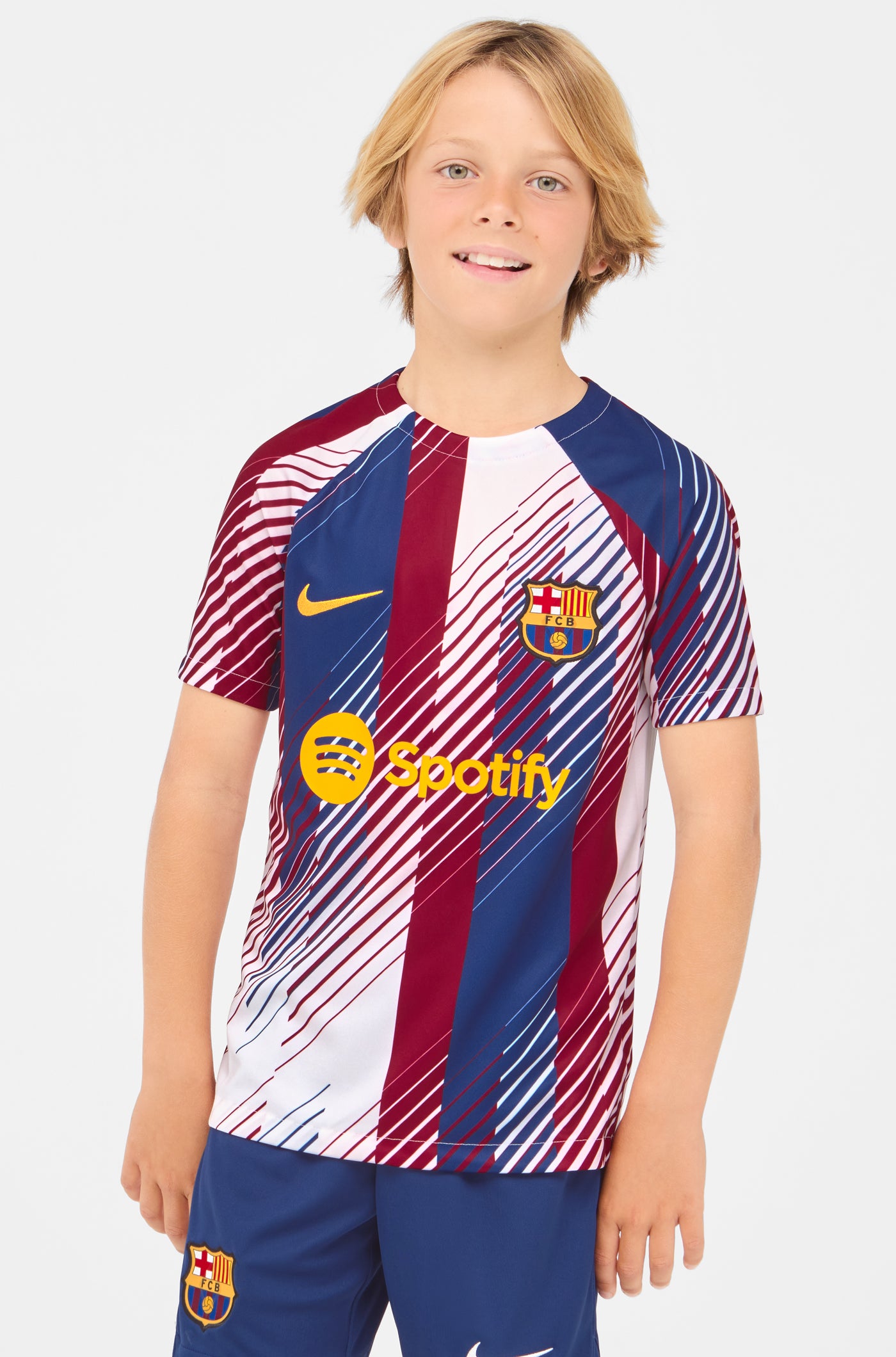 Camiseta prepartido primera equipación FC Barcelona 23/24 - La Liga - –  Barça Official Store Spotify Camp Nou
