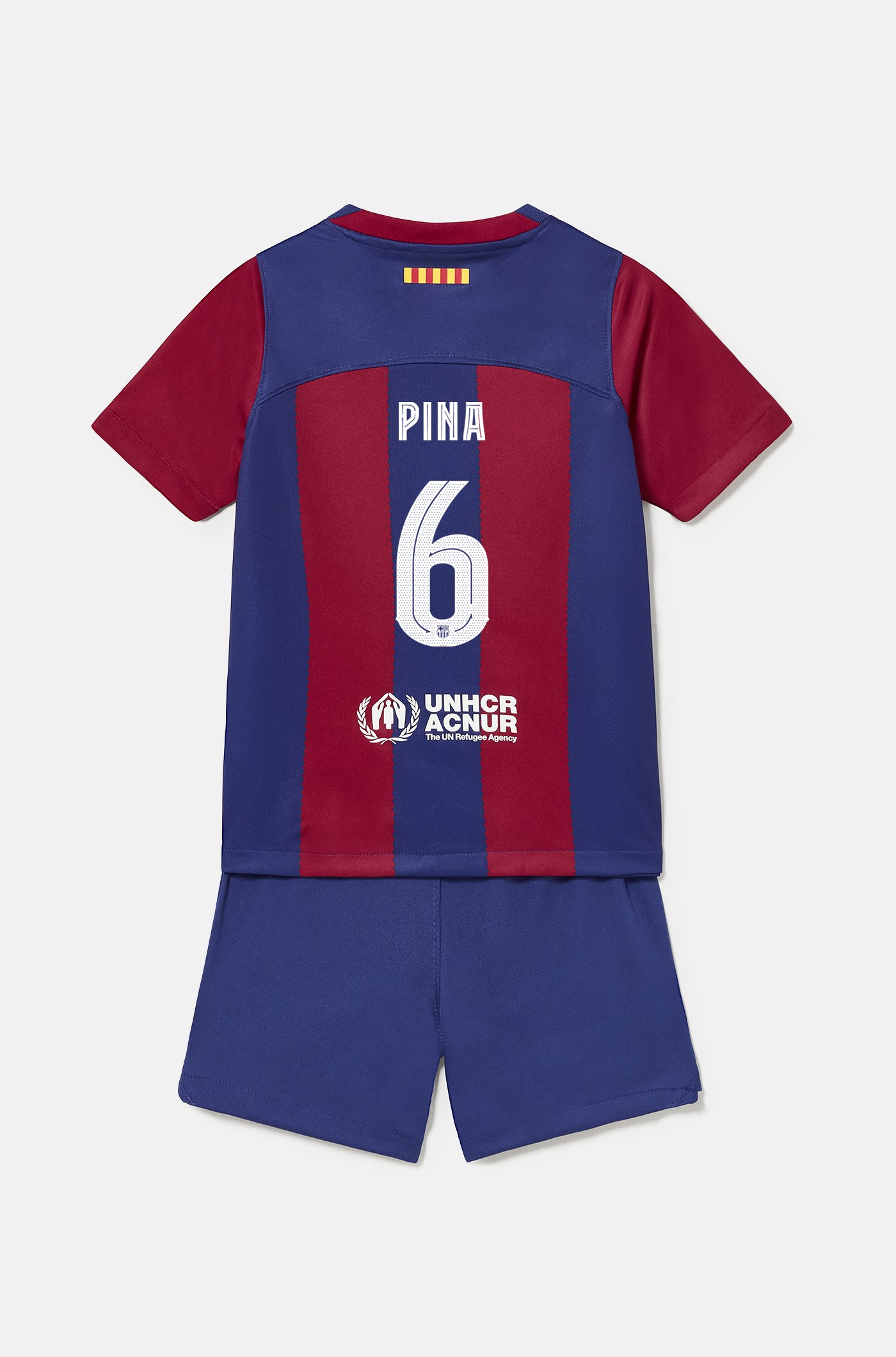 Nike FC Barcelona 2022/23 Home Little Kids' Soccer Kit