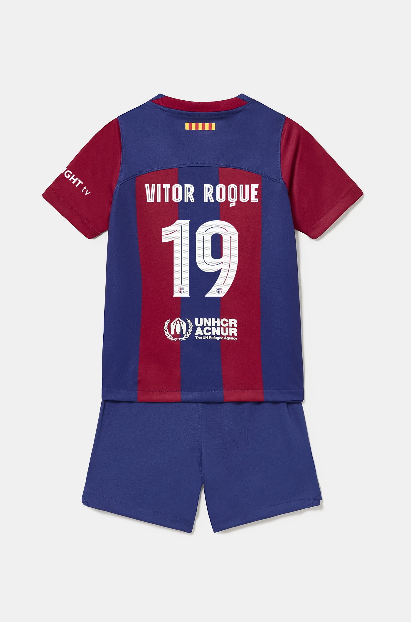 FC Barcelona home Kit 23/24 - Younger Kids  - VITOR ROQUE