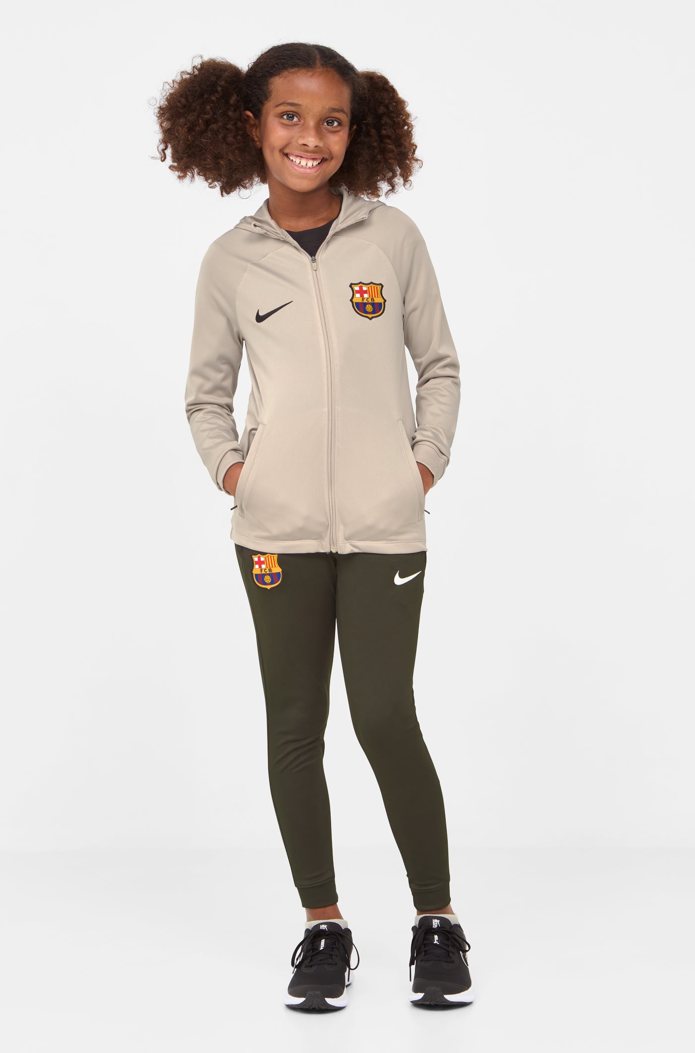 FC Barcelona - Chándal oficial para niño - Chaqueta y pantalón largos