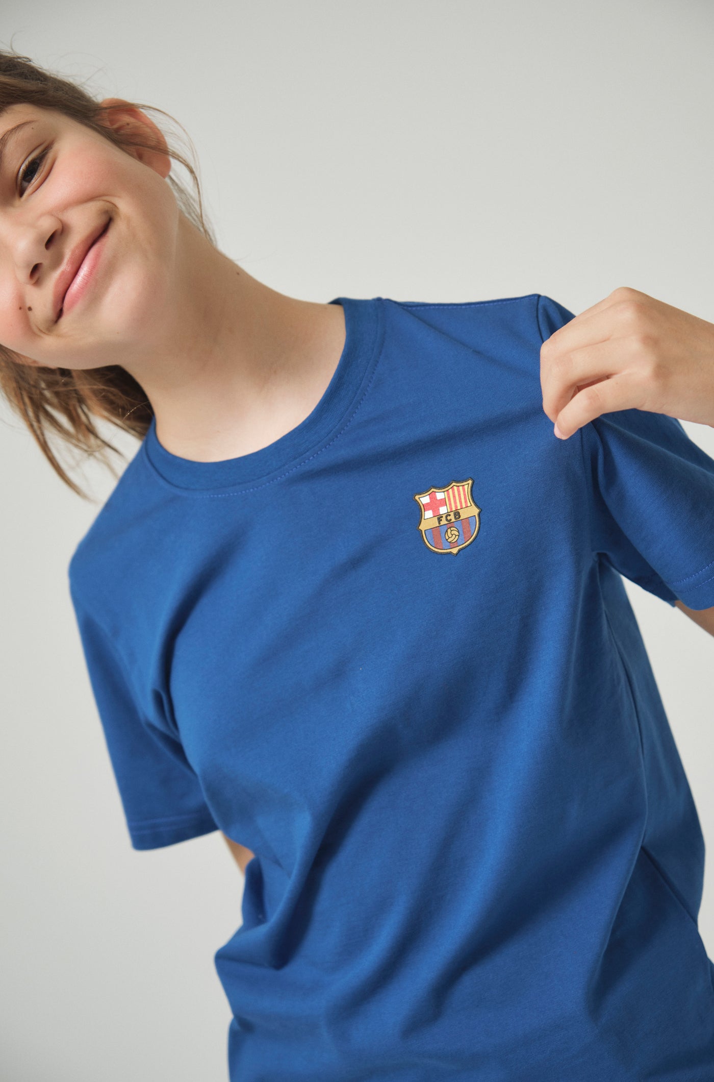 Blue "Més que un Club" T-shirt - Junior