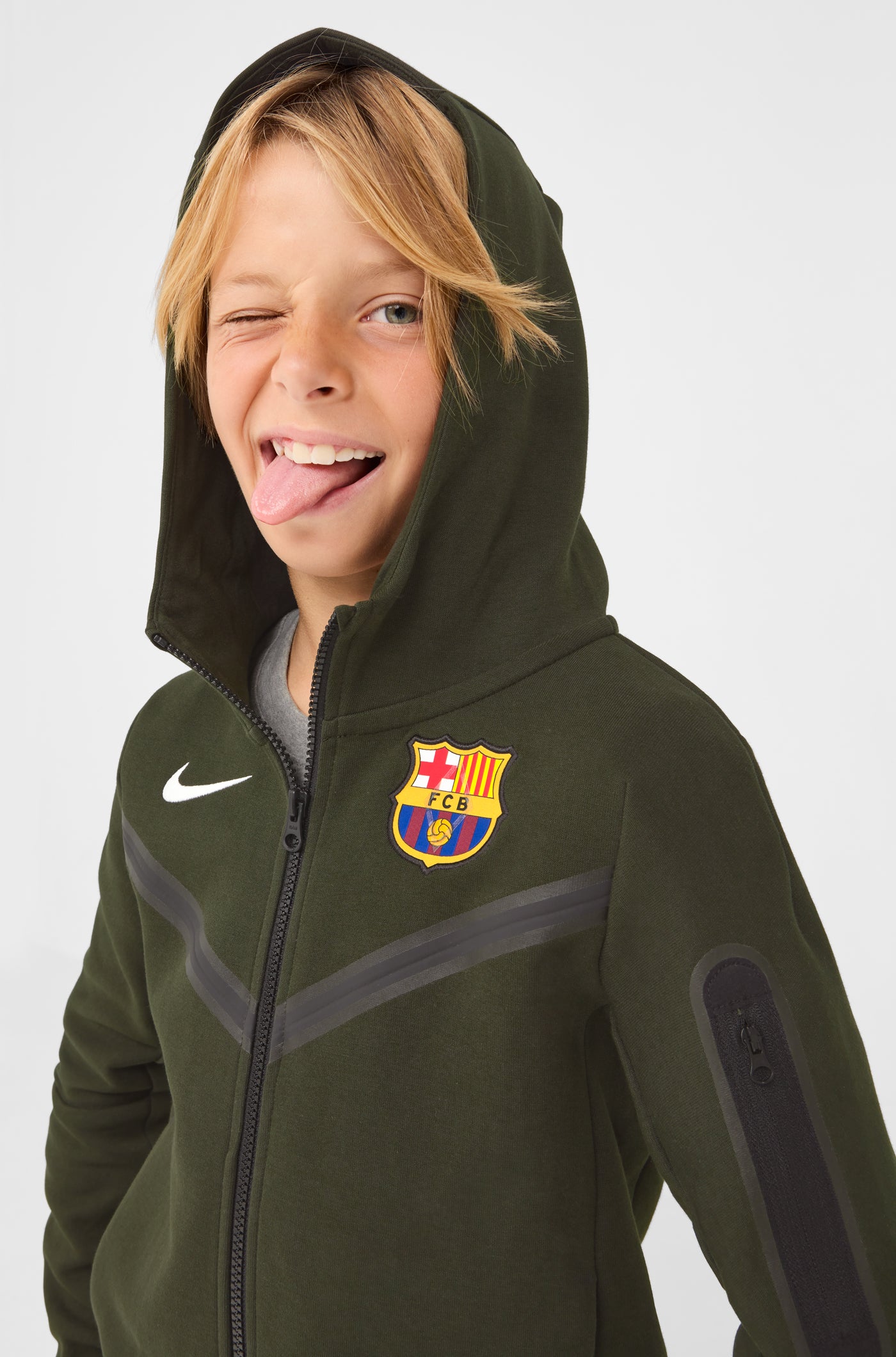 Tech Nike Jacket - Junior – Barça Store Spotify Nou