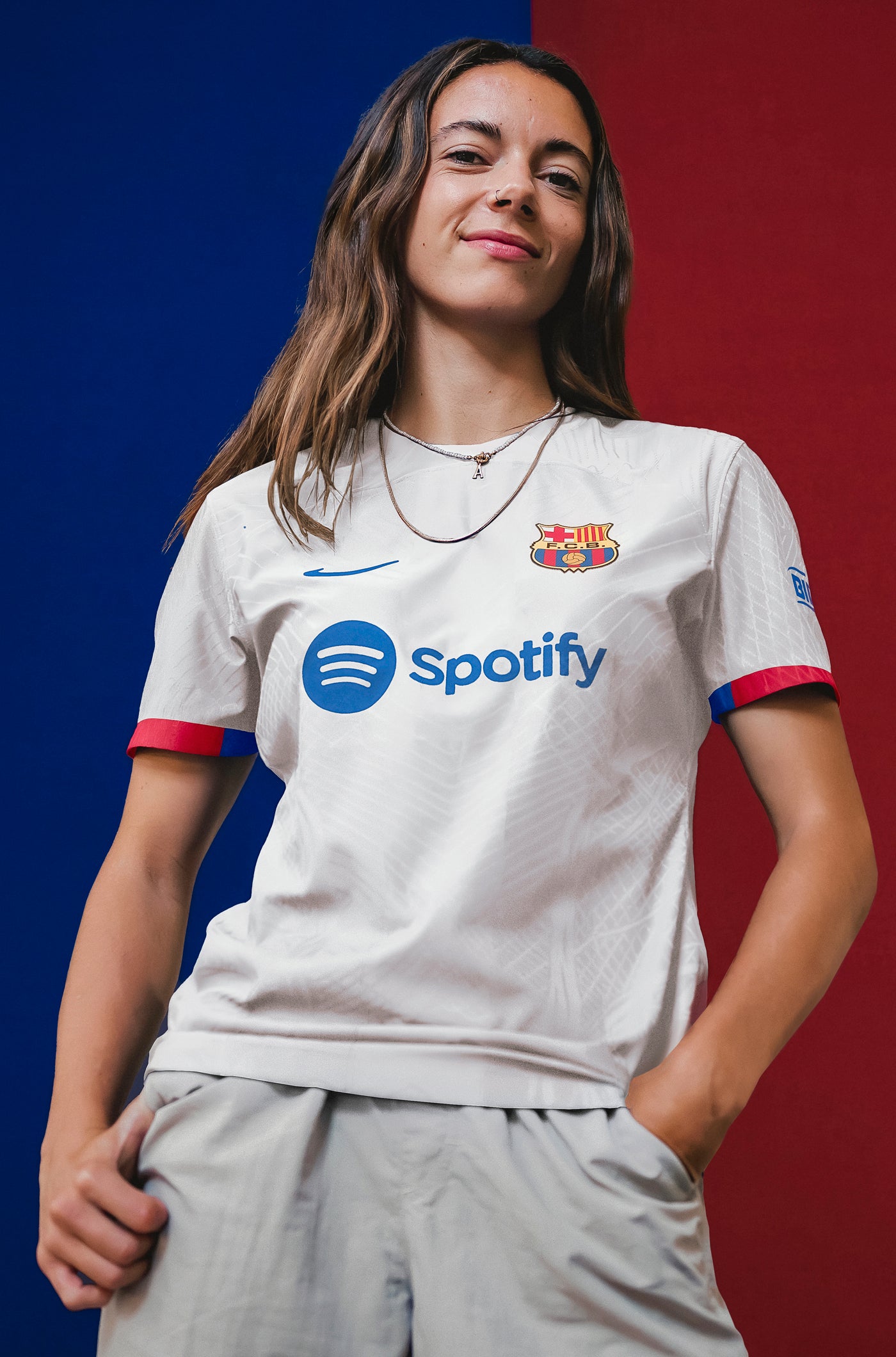 UWCL Camiseta segunda equipación FC Barcelona 23/24 Edición Jugador - Mujer  - AITANA