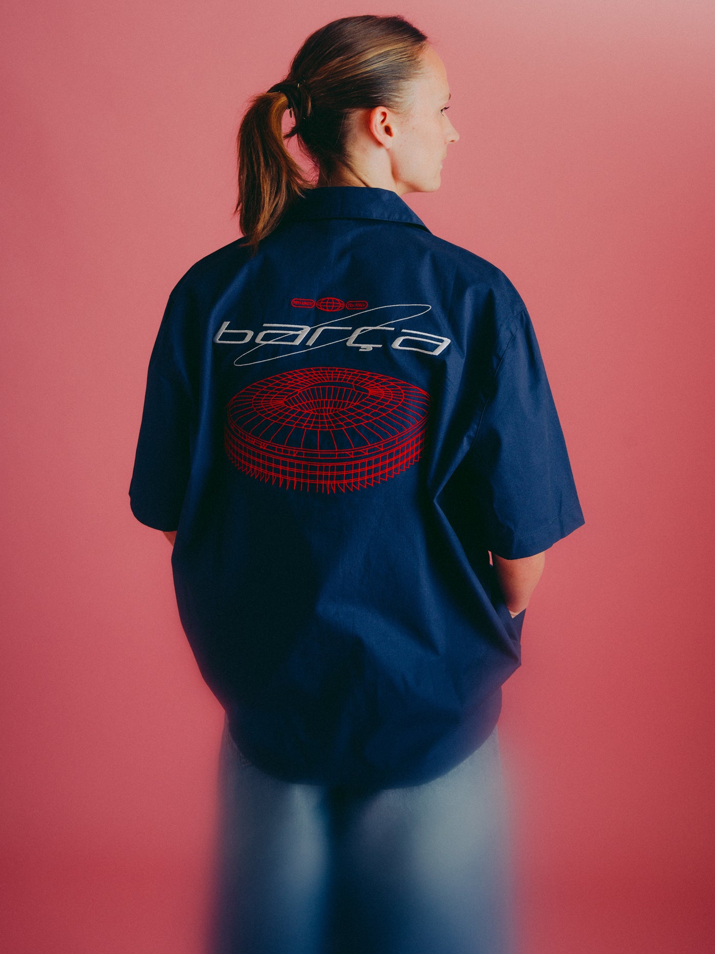 Shirt navy Festival Barça - Oversize