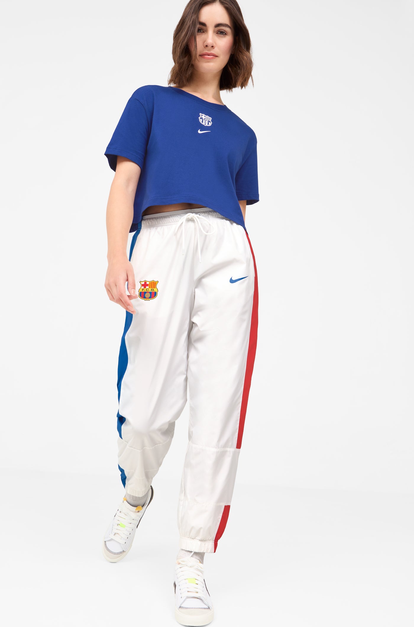 Pantalón blanco Barça Nike - Mujer