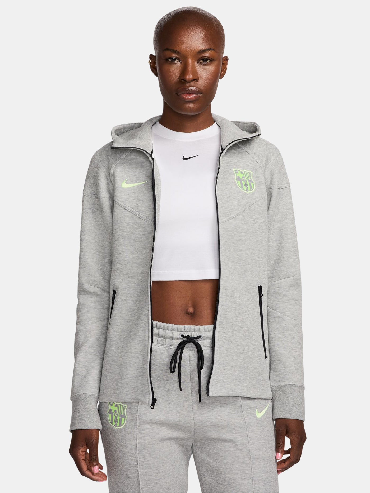 Gilet Nike Tech Gris Femme Nike Sportswear Tech Fleece Windrunner