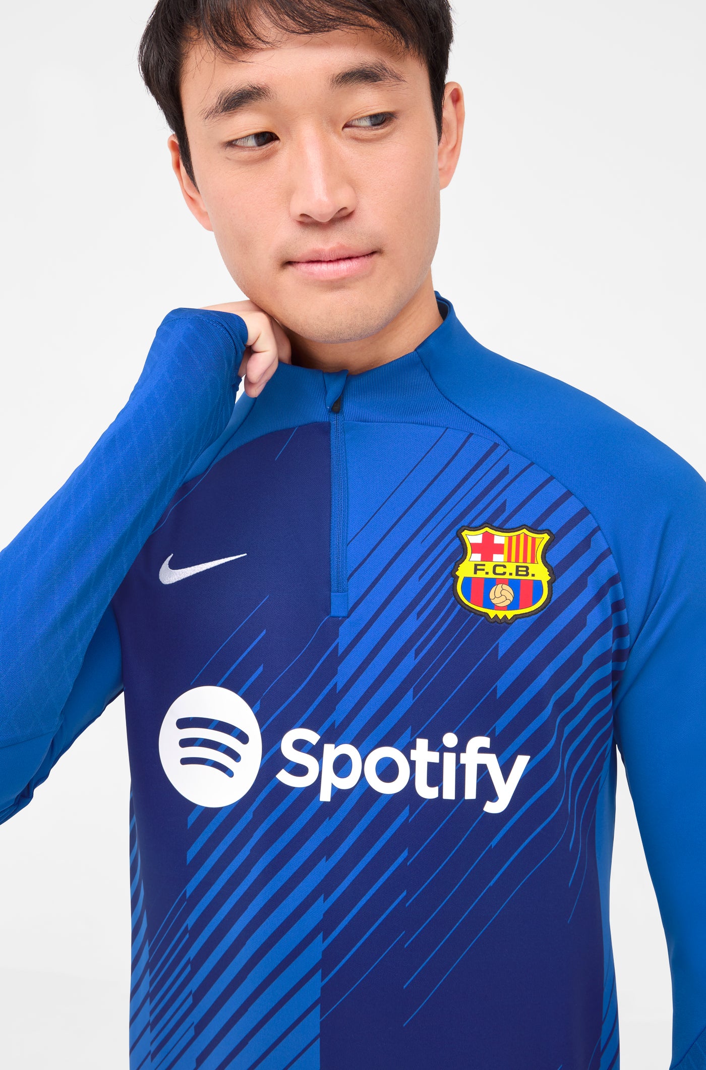 FC Barcelona Pre-Match sweatshirt Shirt – La Liga – Barça Official Store Spotify Nou