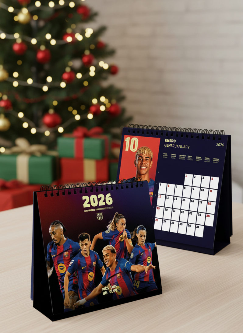FCバルセロナ デスクカレンダー 2026 – Barça Official Store