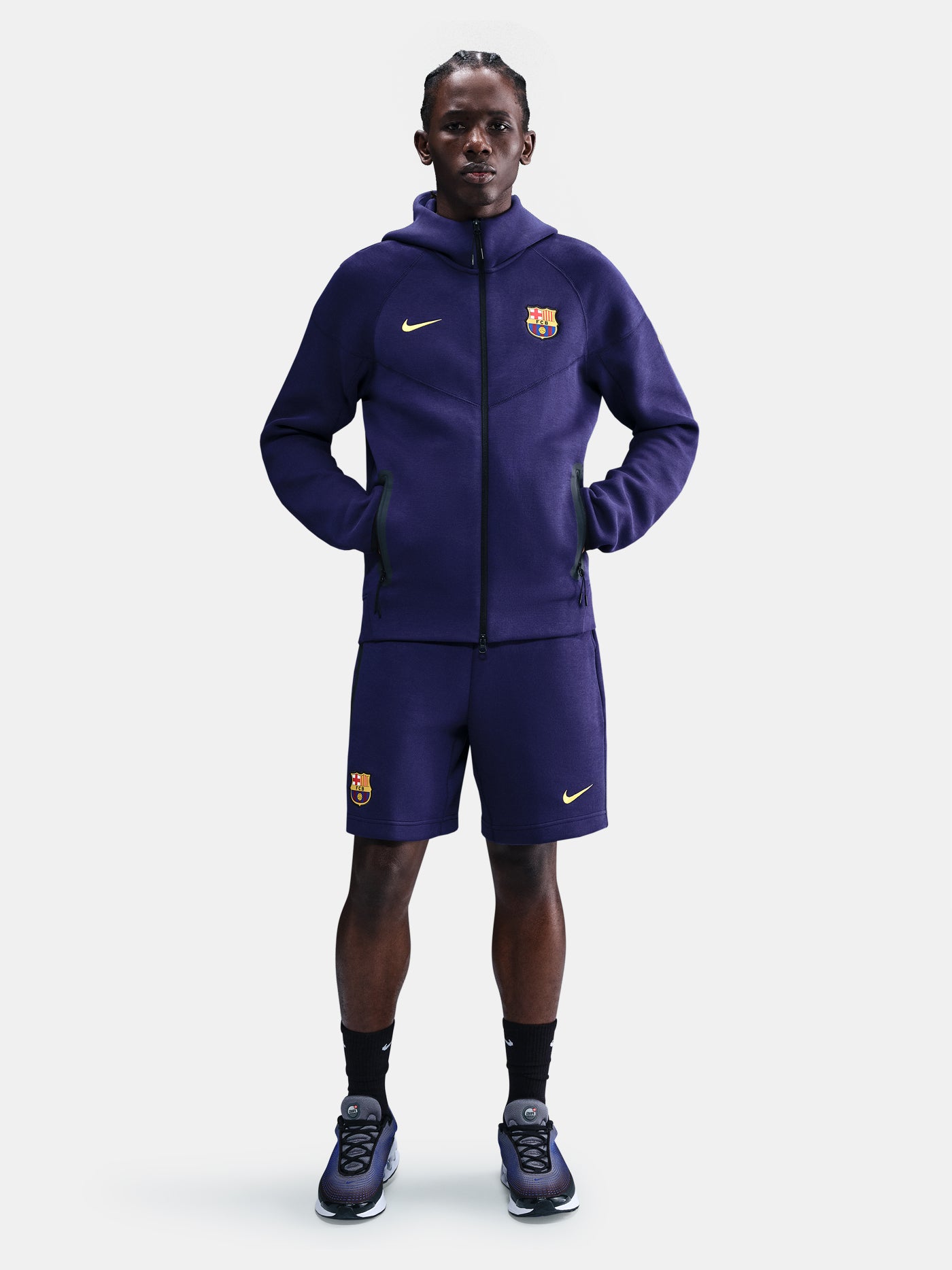 Chaqueta tech fleece Barça Nike - Azul marino