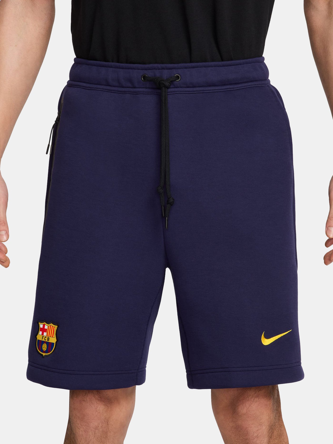 Men's short tech fleece Barça Nike - Navy