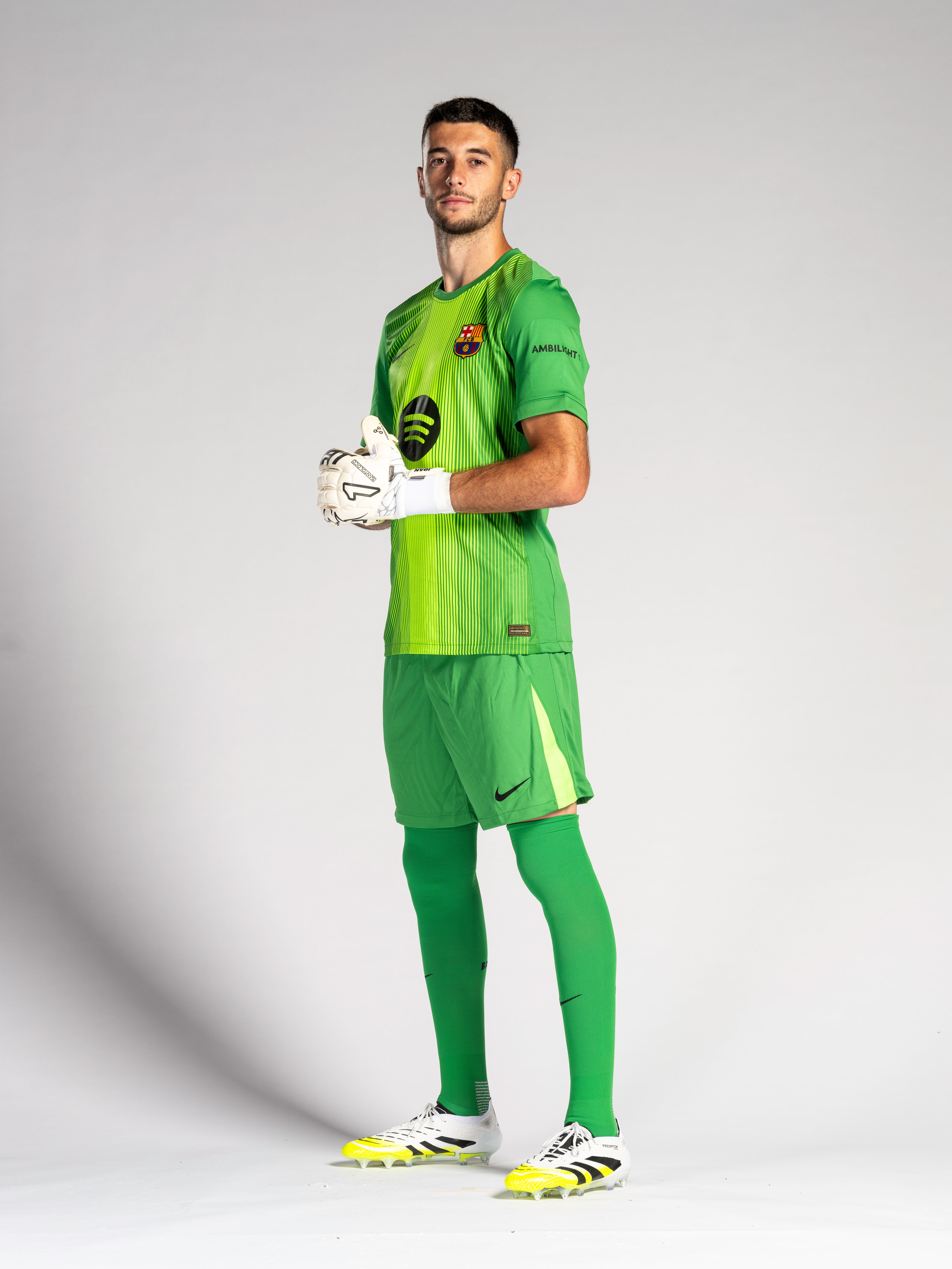 ウェア Barcelona GK Shirt (L) NWT JOAN GARCIA | La Liga Men's goalkeeper jersey 25/26 FC Barcelona