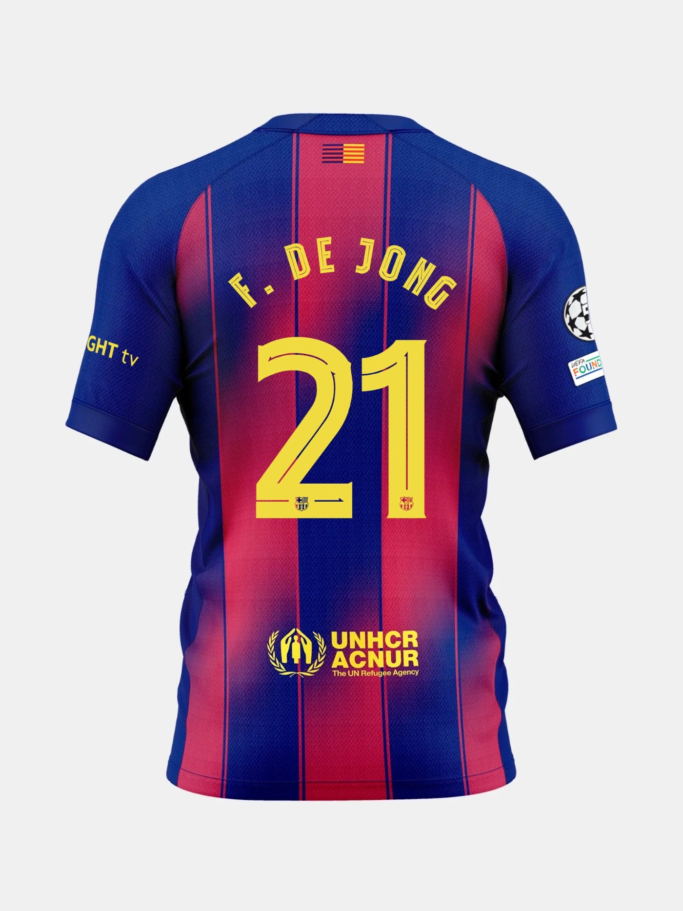 [正規品] FCバルセロナ ユニフォーム 25-26 #21 F.DE JONG F. DE JONG | UCL Men's home jersey 25/26 FC Barcelona