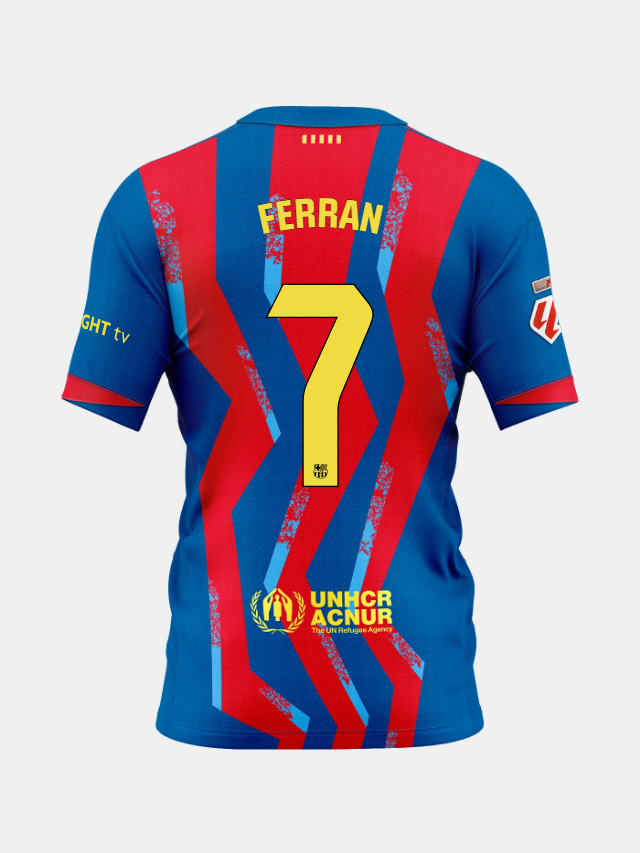 FC Barcelona Ferran 7 サッカーシャツ FC Barcelona Ferran 7 サッカーシャツ FC Barcelona Ferran 7