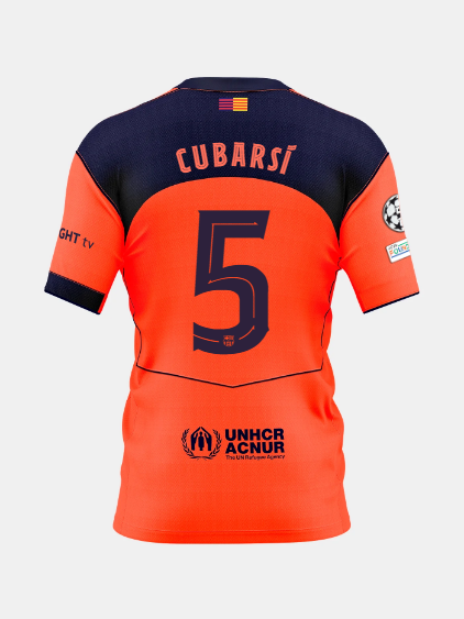 CUBARSÍ | UCL Men's third jersey 25/26 FC Barcelona T90