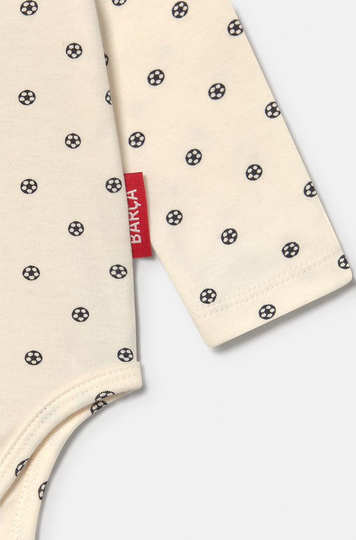 Set of two cotton Barça bodysuits – Baby