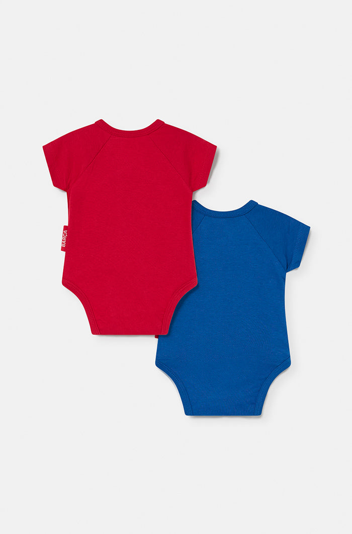 Pack 2 Blaugrana cotton bodysuits – Baby