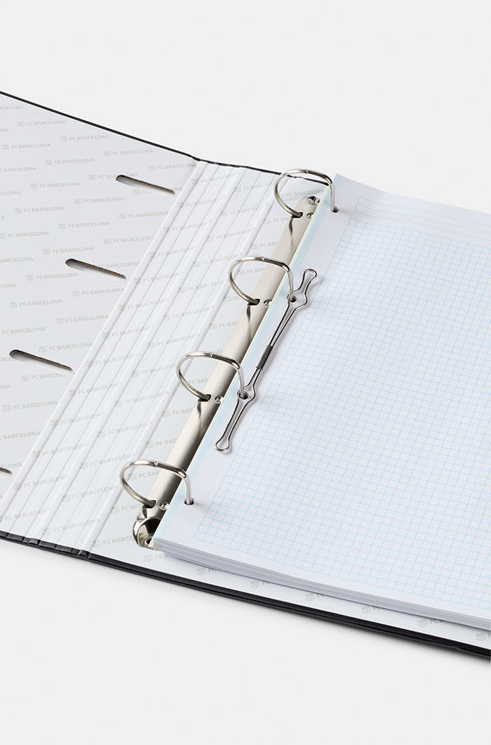 Carpeta anelles amb recanvi FC Barcelona