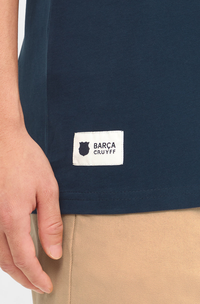 T-shirt blue Barça Cruyff "9"