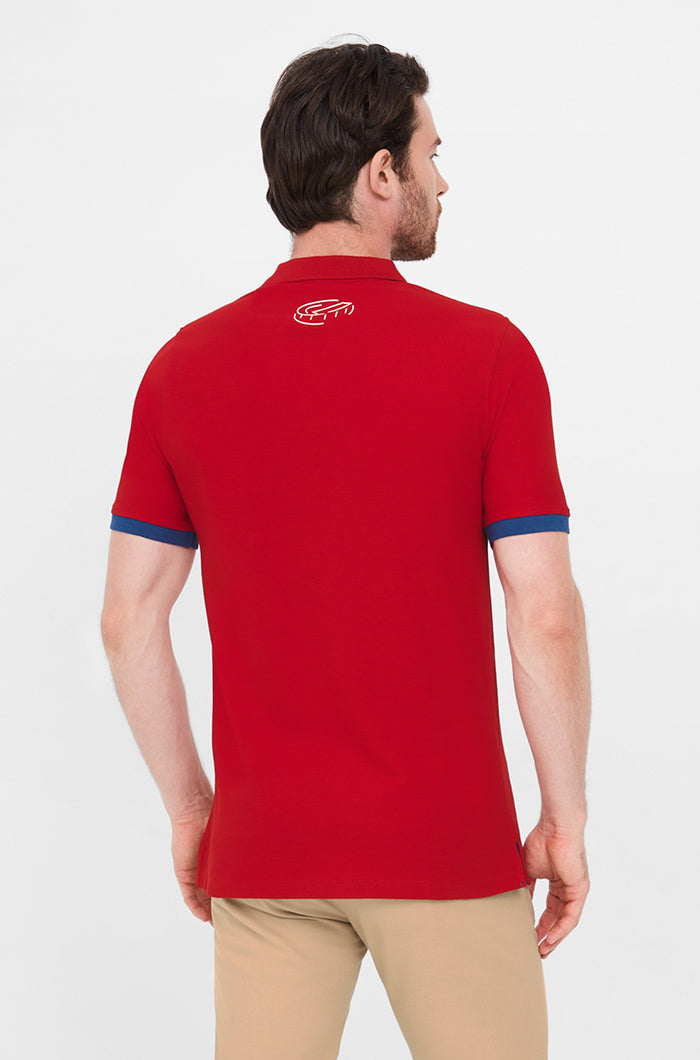 Polo bordeaux Barça