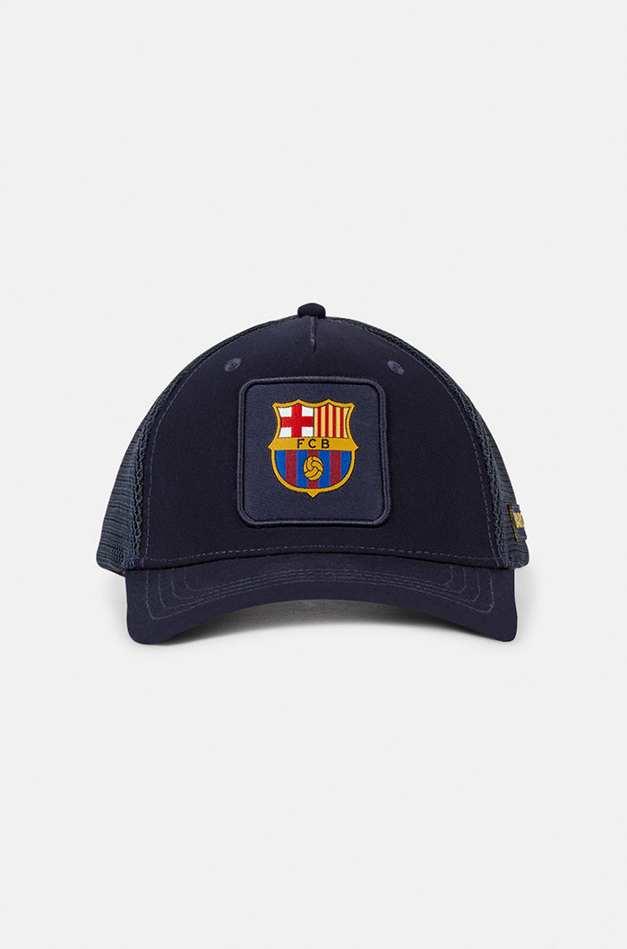 FC Barcelona blue cap with crest - Junior