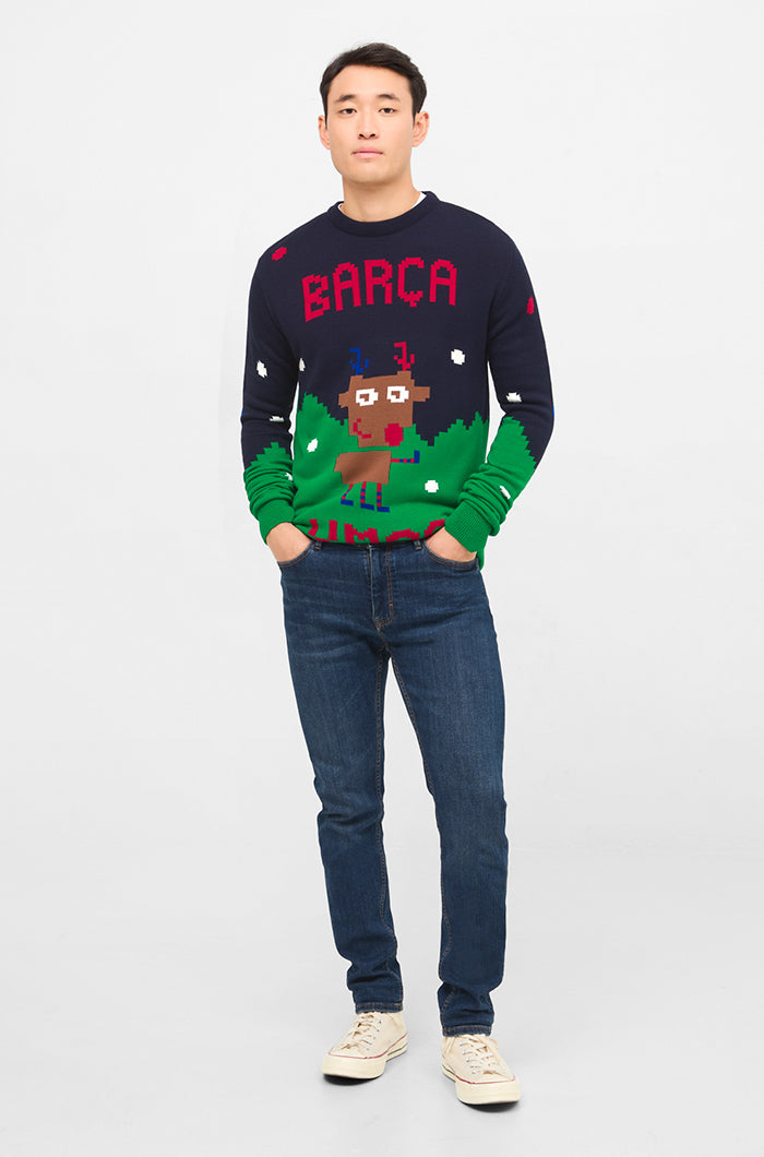 Jersey navidad reno FC Barcelona