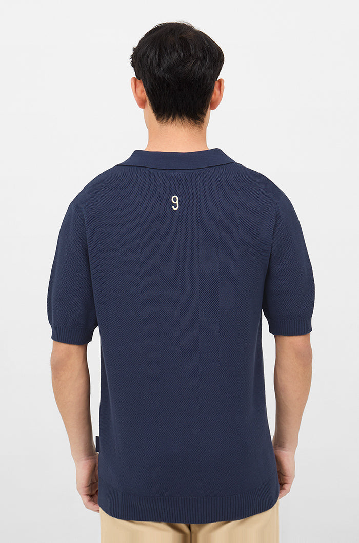Polo shirt Barça Cruyff "9" in blue
