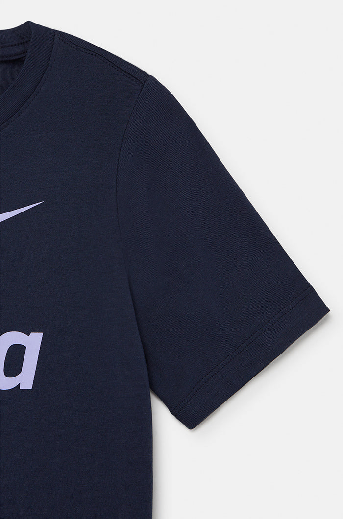 T-shirt Navy blue Barça Nike - Junior