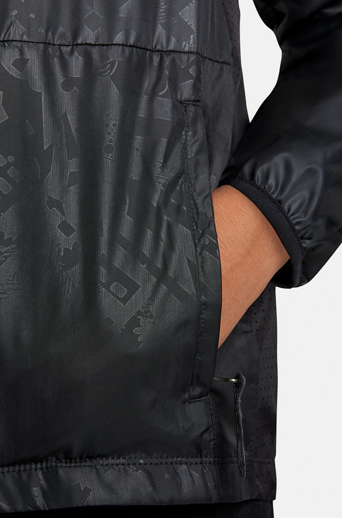 Waterproof Jacket Barça Nike in black - Junior