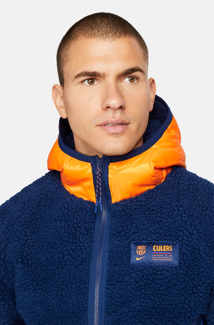 Jacket Culers Barça Nike in blue and orange